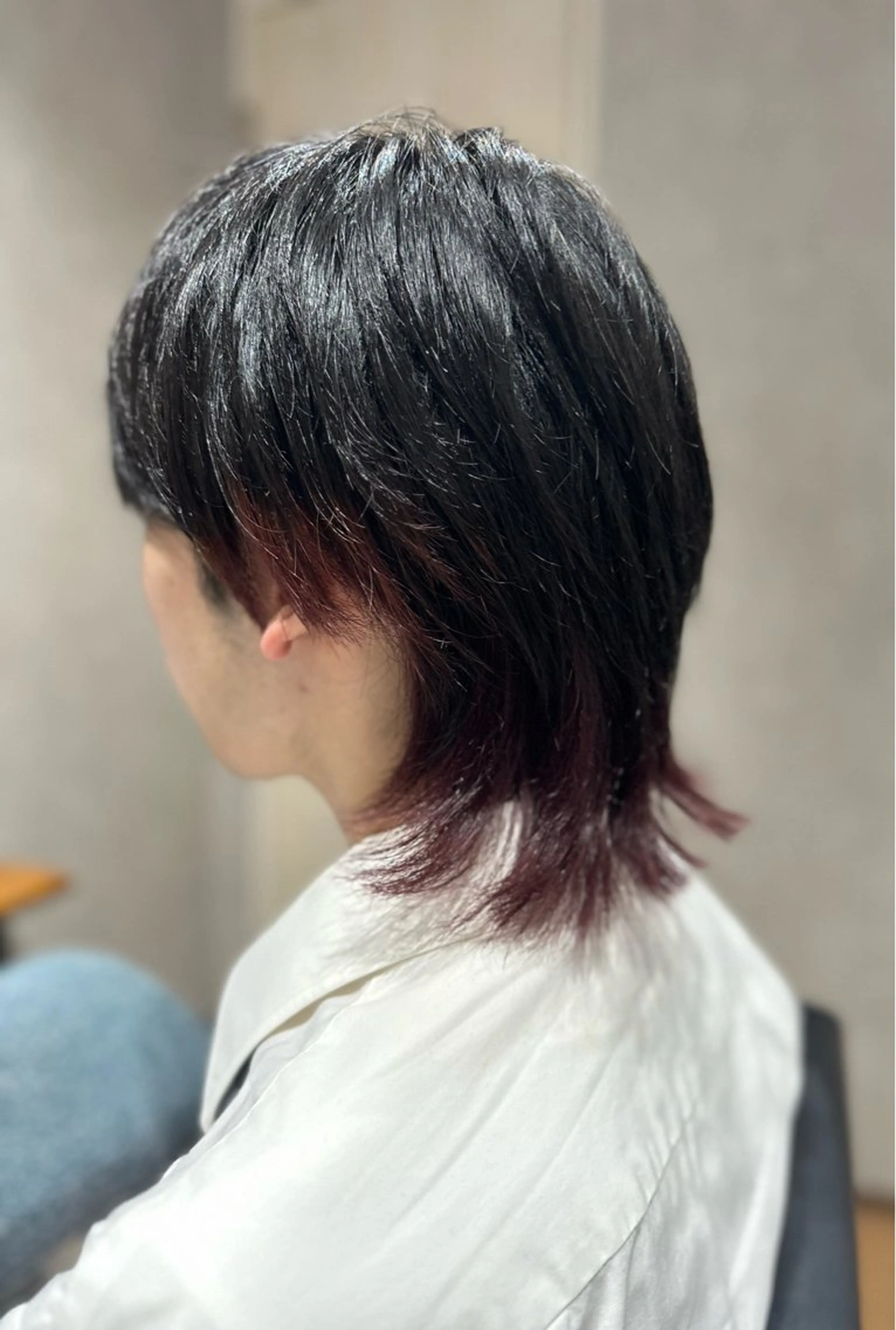 ミディアム ヘアカラー ✂️秋葉原 🤍YURI🤍のヘアスタイル