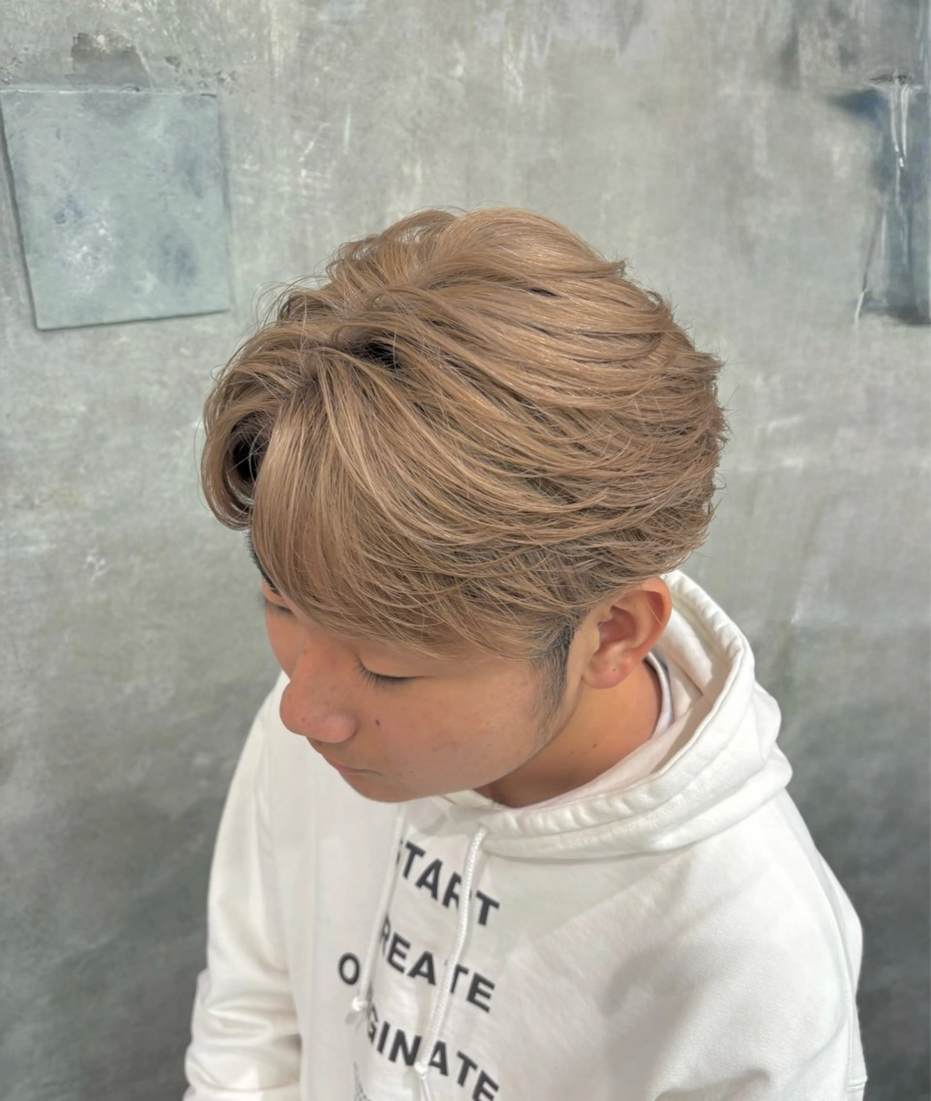 ショート メンズ メンズブリーチ ショートヘア メンズ特化美容師 /HIKARU🔥のヘアスタイル