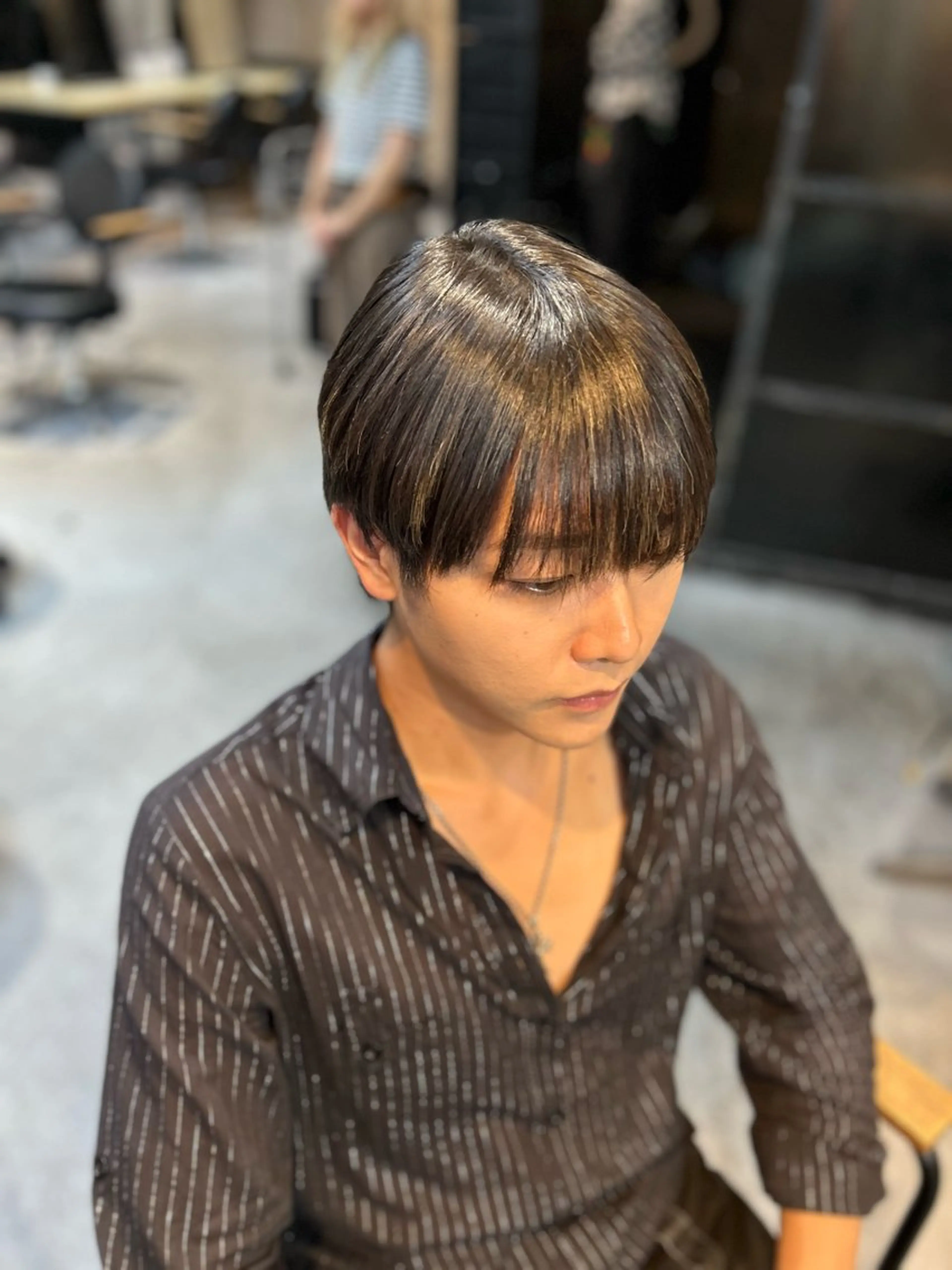 ショート メンズ 🌷ブリーチ縮毛矯正 /mina🌷のヘアスタイル