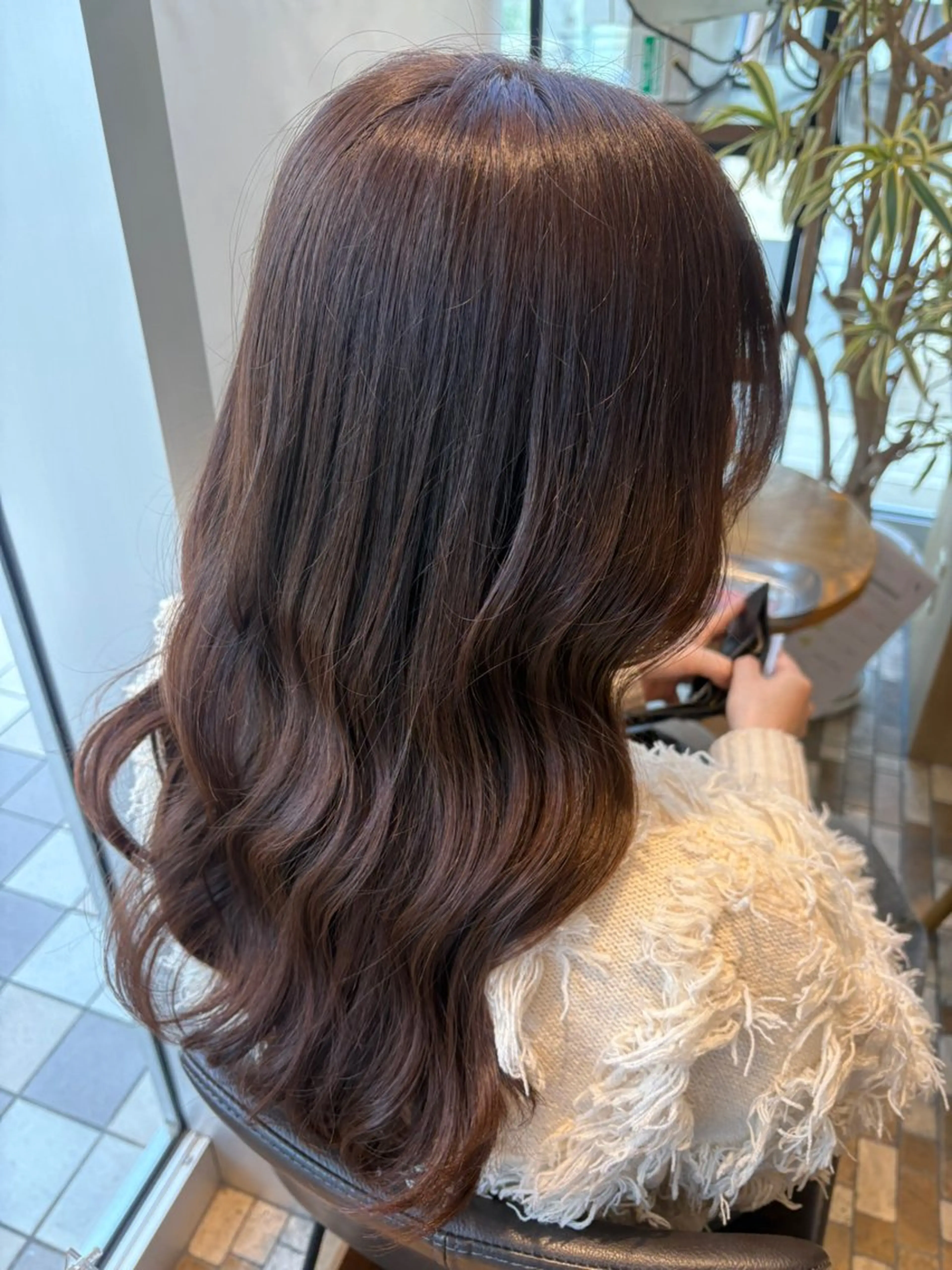 ロング カット ヘアカラー トリートメント Lolonois 森ノ宮/RINのヘアスタイル