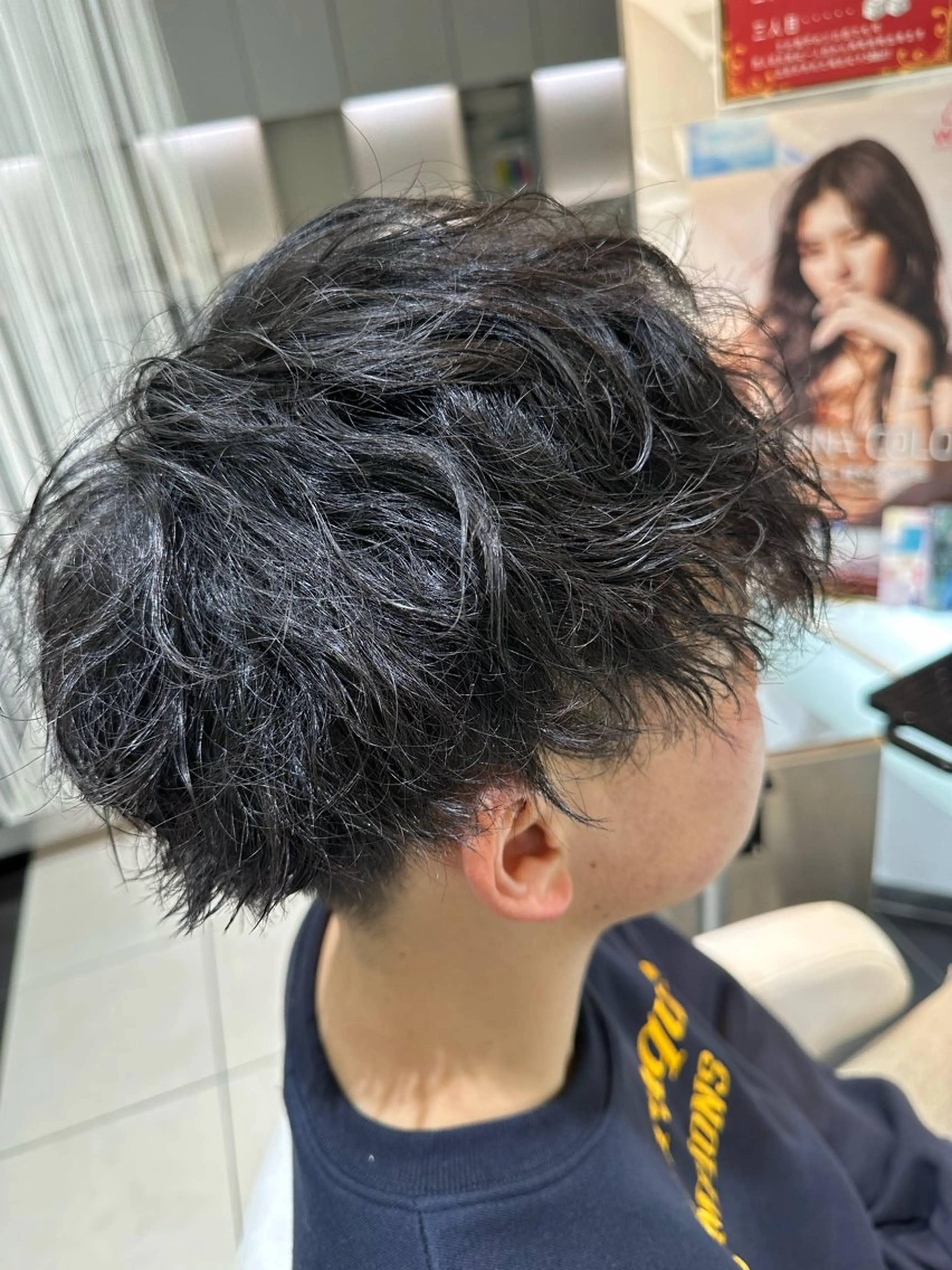 ブリーチ履歴ありでも⭕️メンズカット＆パーマの写真