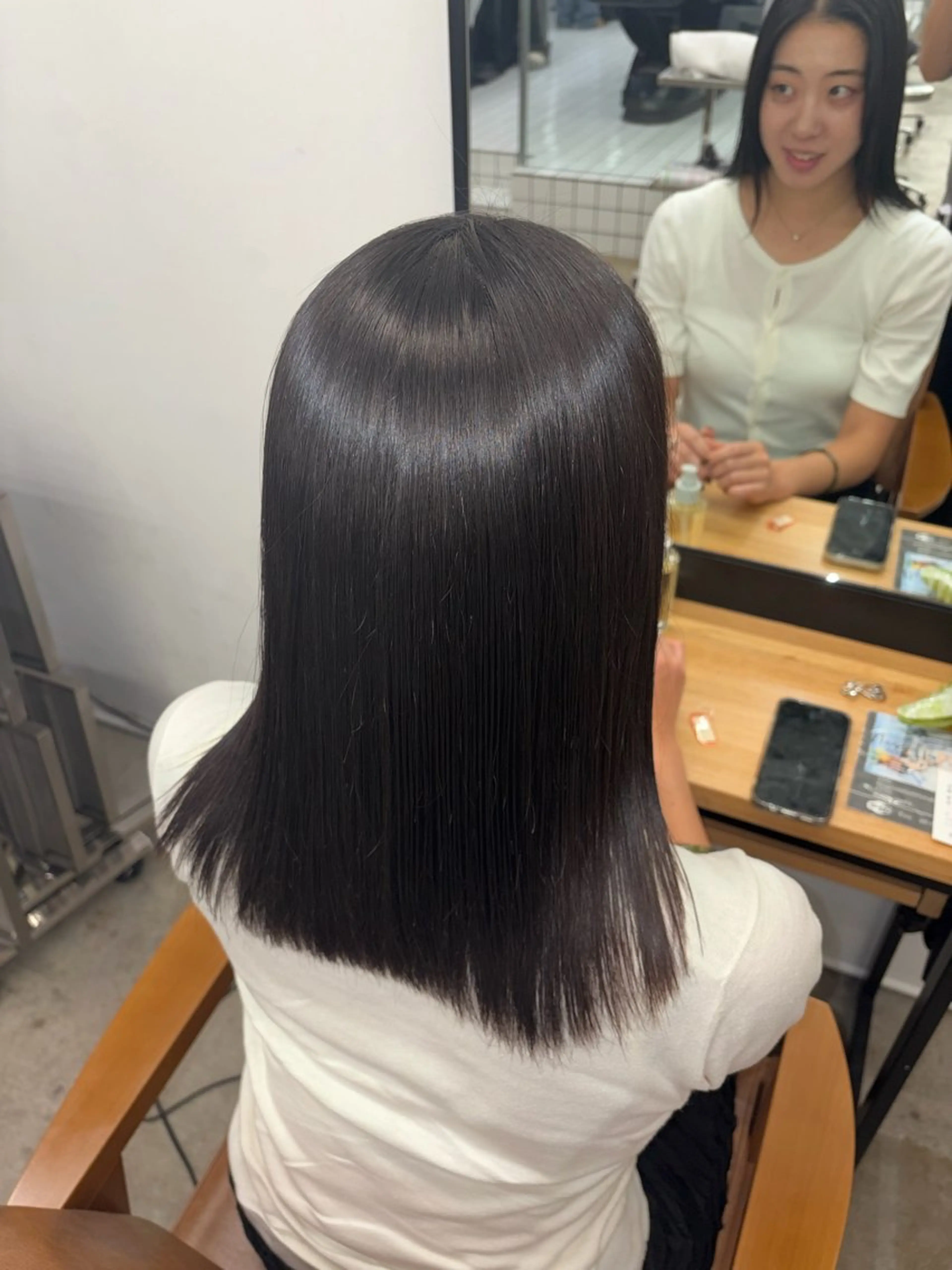 ロング 縮毛矯正 暖色/似合わせカラー 希空🪽🤎のヘアスタイル