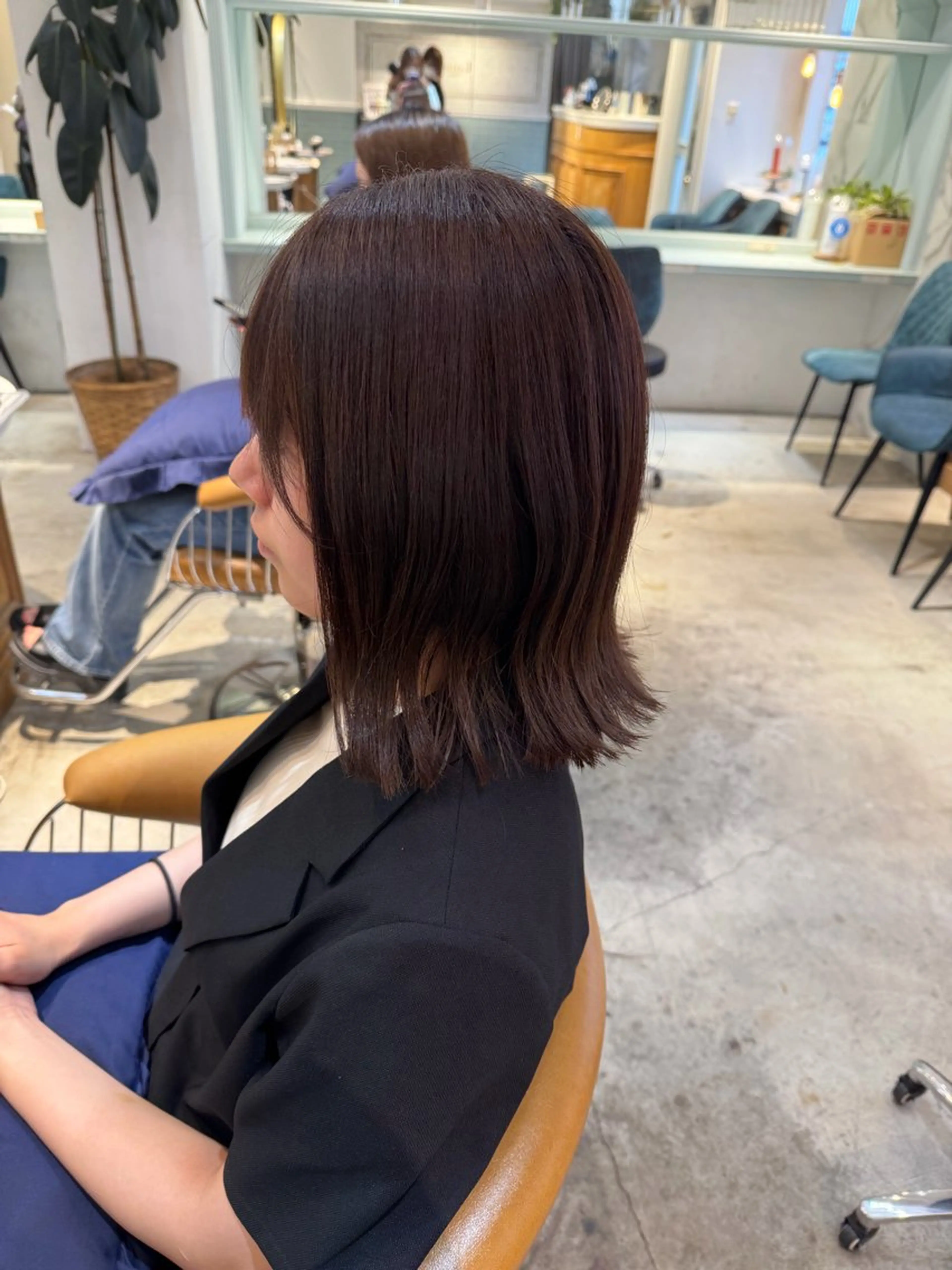 ロング 髪質改善 韓国風ヘア レイヤーカット 縮毛矯正 カット ヘアカラー 縮毛矯正 トリートメント ヘアセット 髪質改善/ボブ /韓国/erikoのヘアスタイル