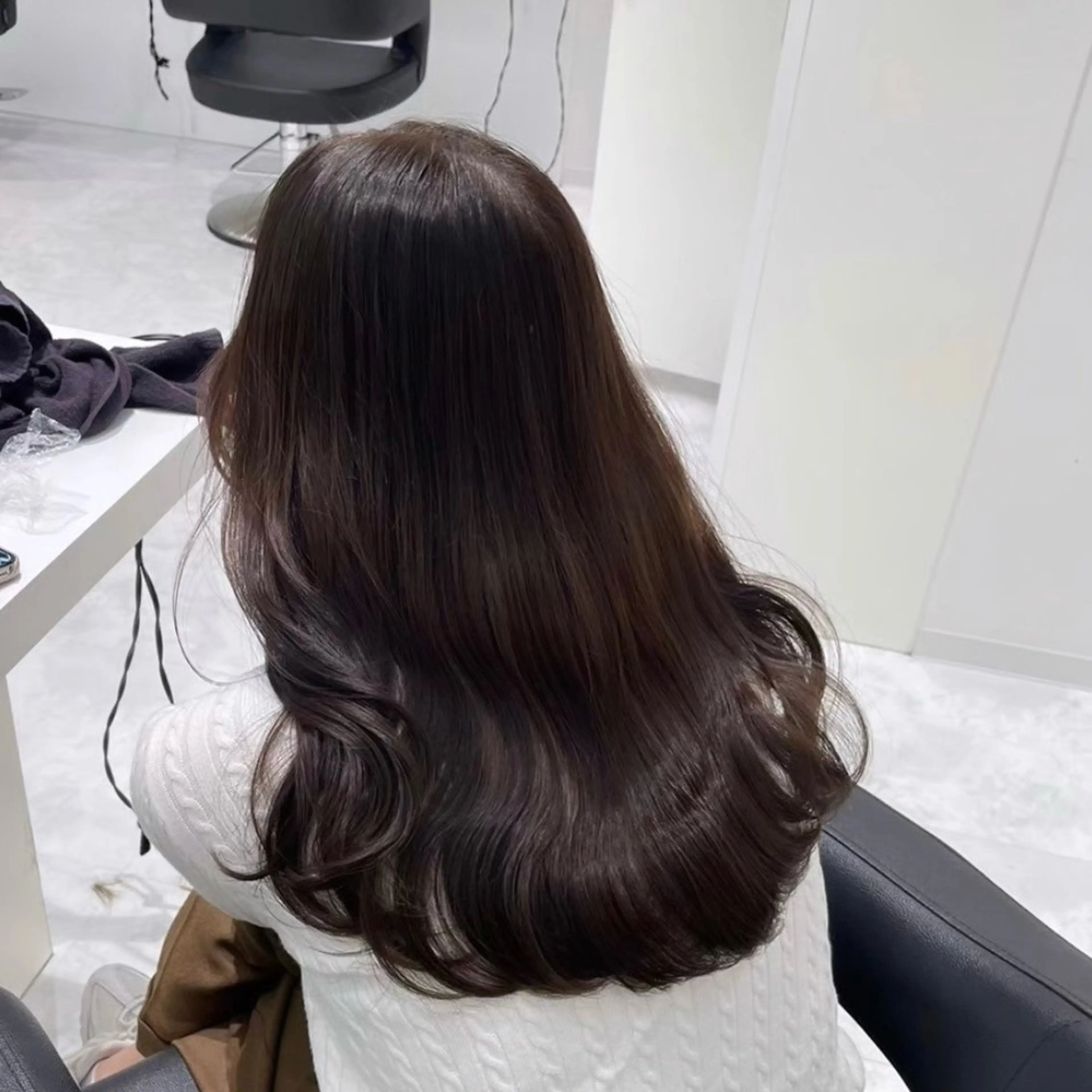 カラー 🤍ブリーチなし ブラウンhimi🤍のヘアスタイル