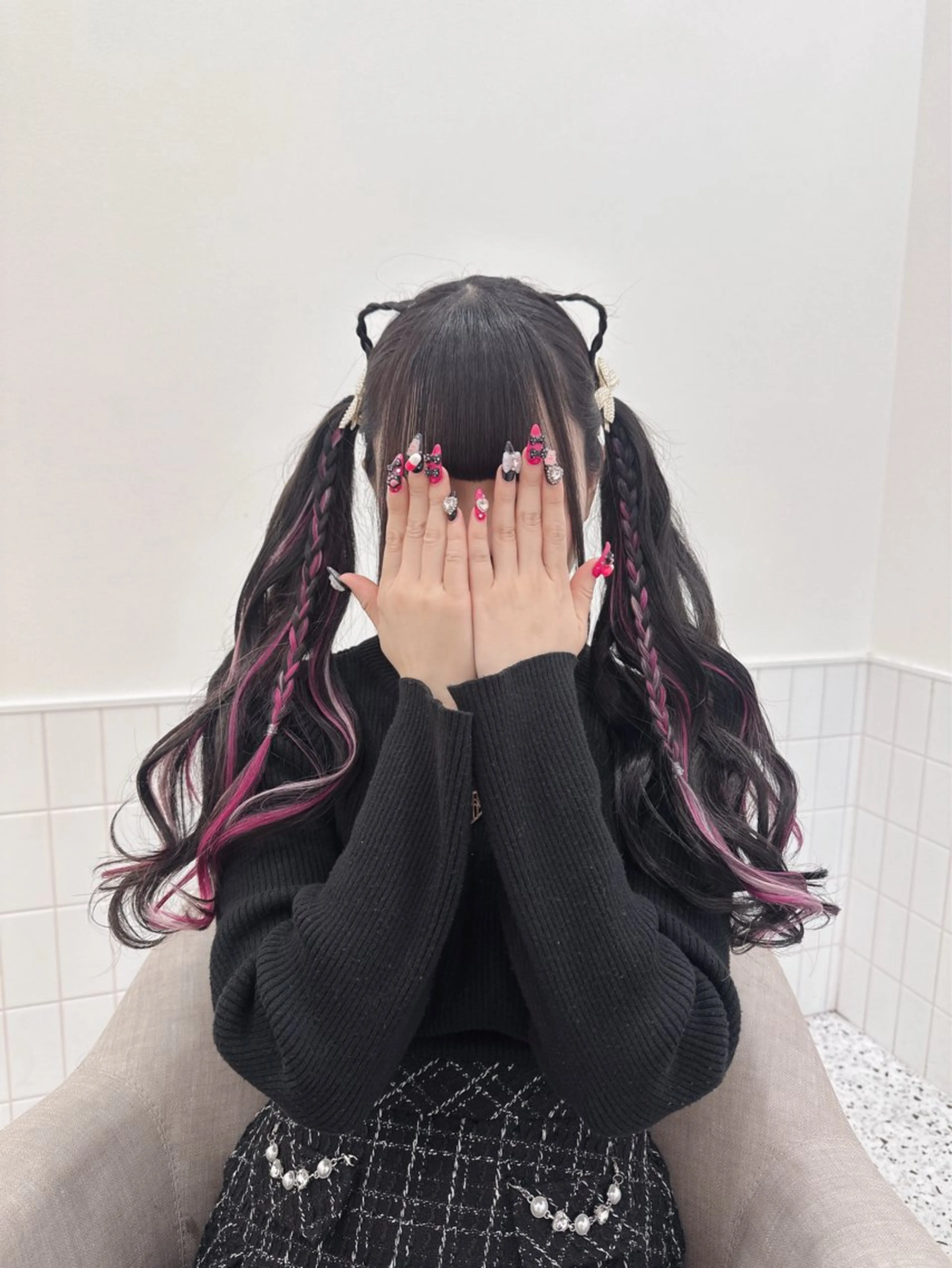 ヘアアレンジ ツインテール 中井 瑞月のヘアスタイル