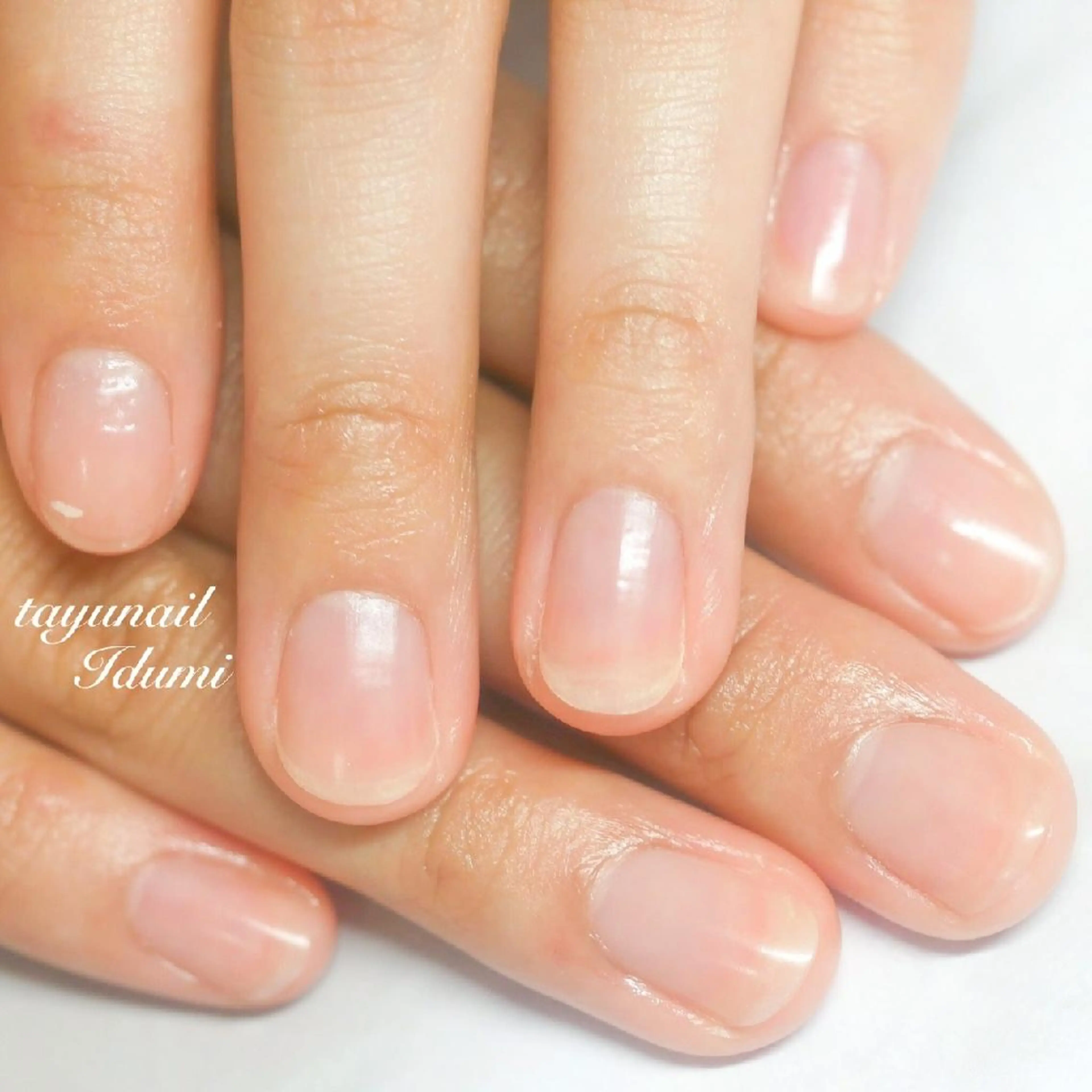 ネイル ブルー ジェルネイル パラジェル ネイルサロン 【たゆnail】のネイルデザイン