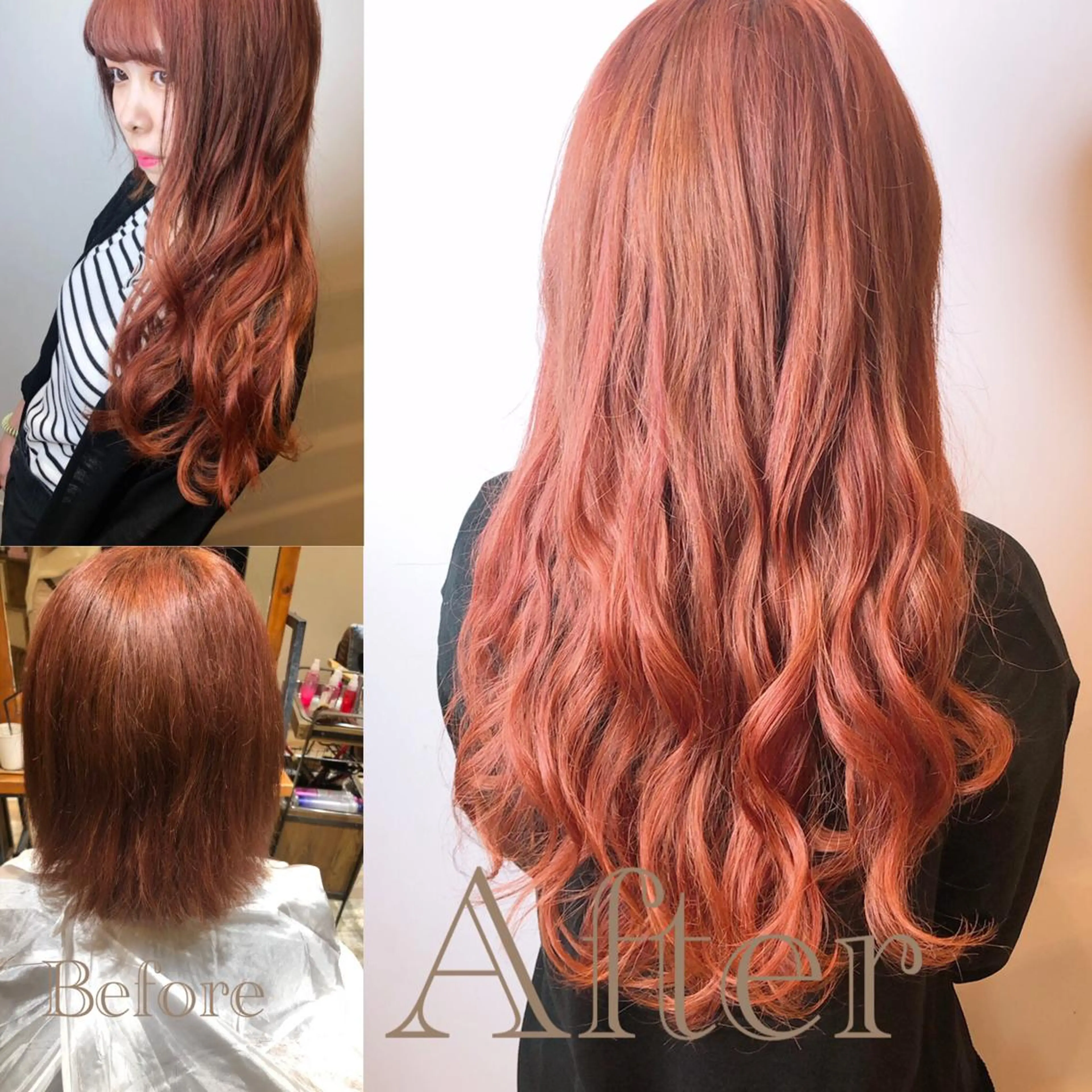 ロング カラー エクステ なかがわ せいかのマツエク・マツパデザイン