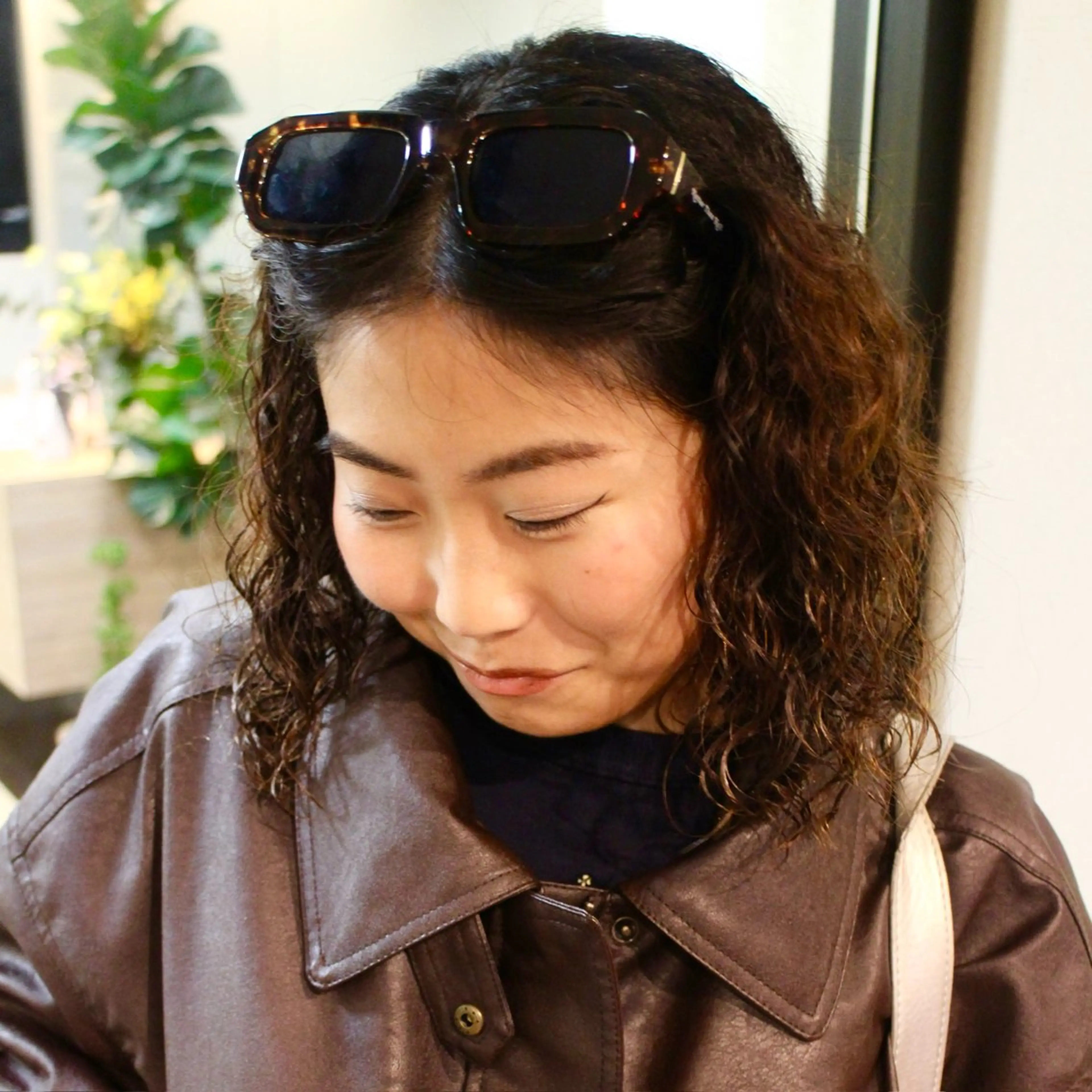 ミディアム パーマ カーリーパーマ/ 透明ｶﾗｰ/MIKUのヘアスタイル