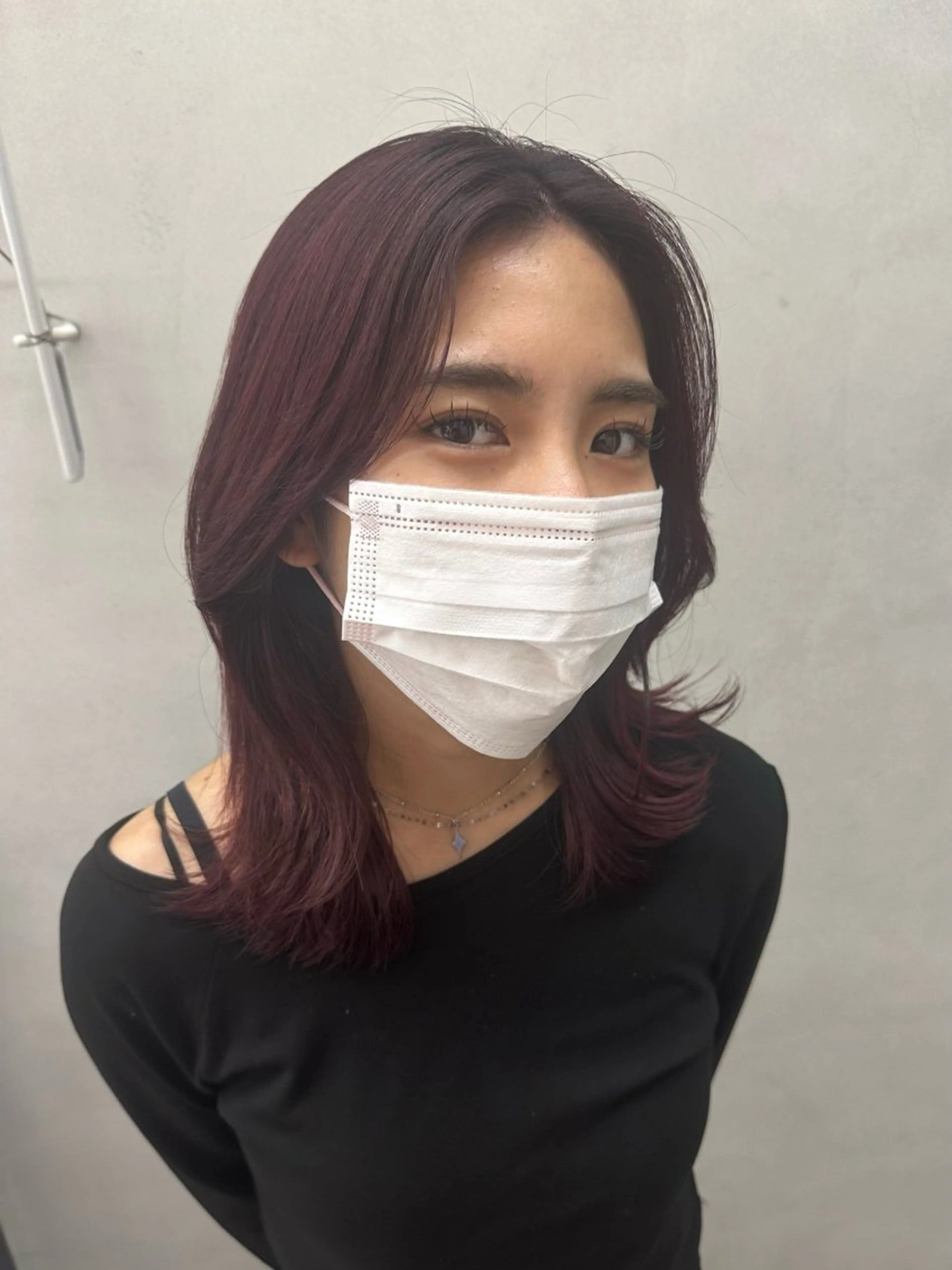 ミディアム カラー ヘアカラー バレイヤージュ募集中 HAYATOのヘアスタイル