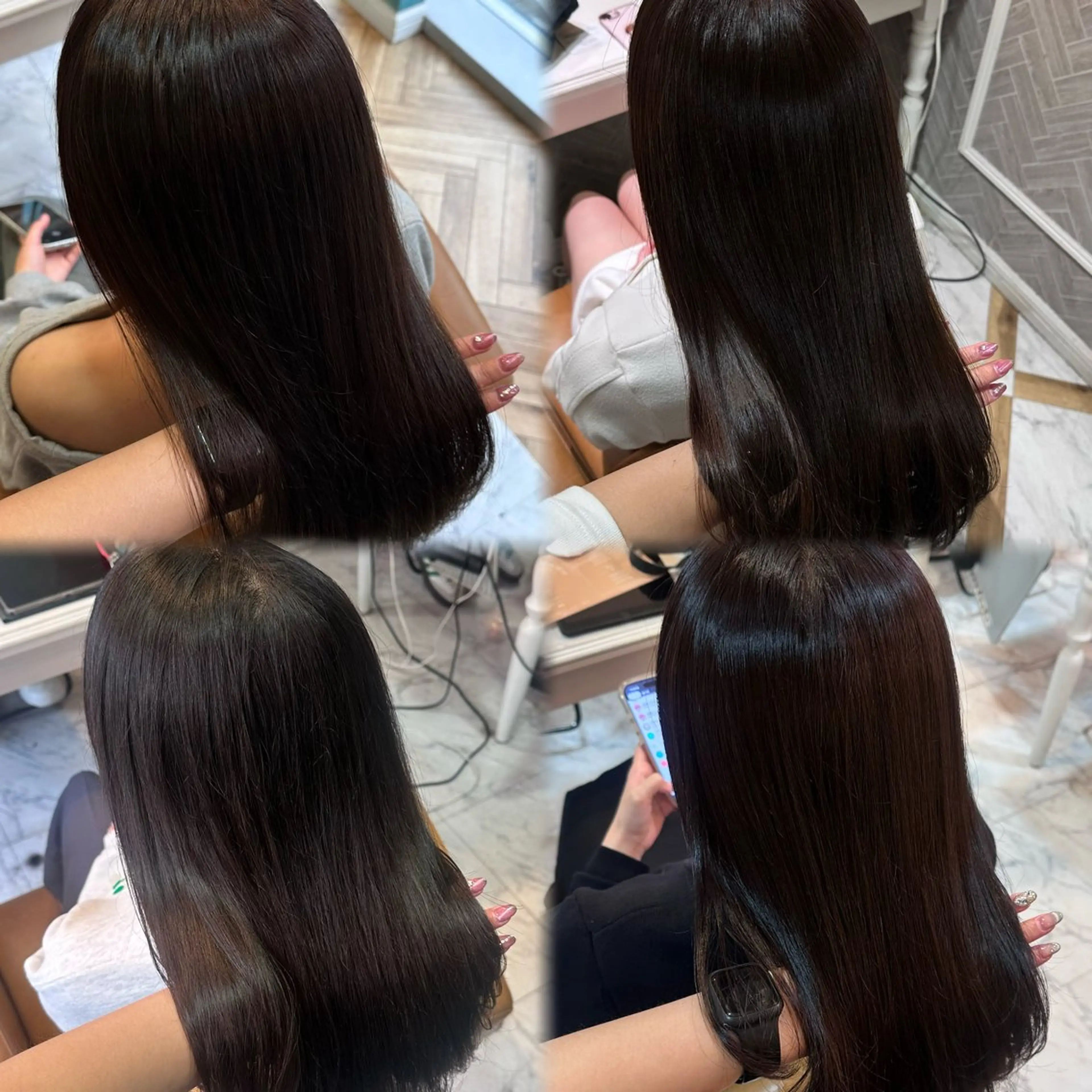 ロング カット ヘアカラー レイヤー/顔周り /ボブ/銀座/サラのヘアスタイル