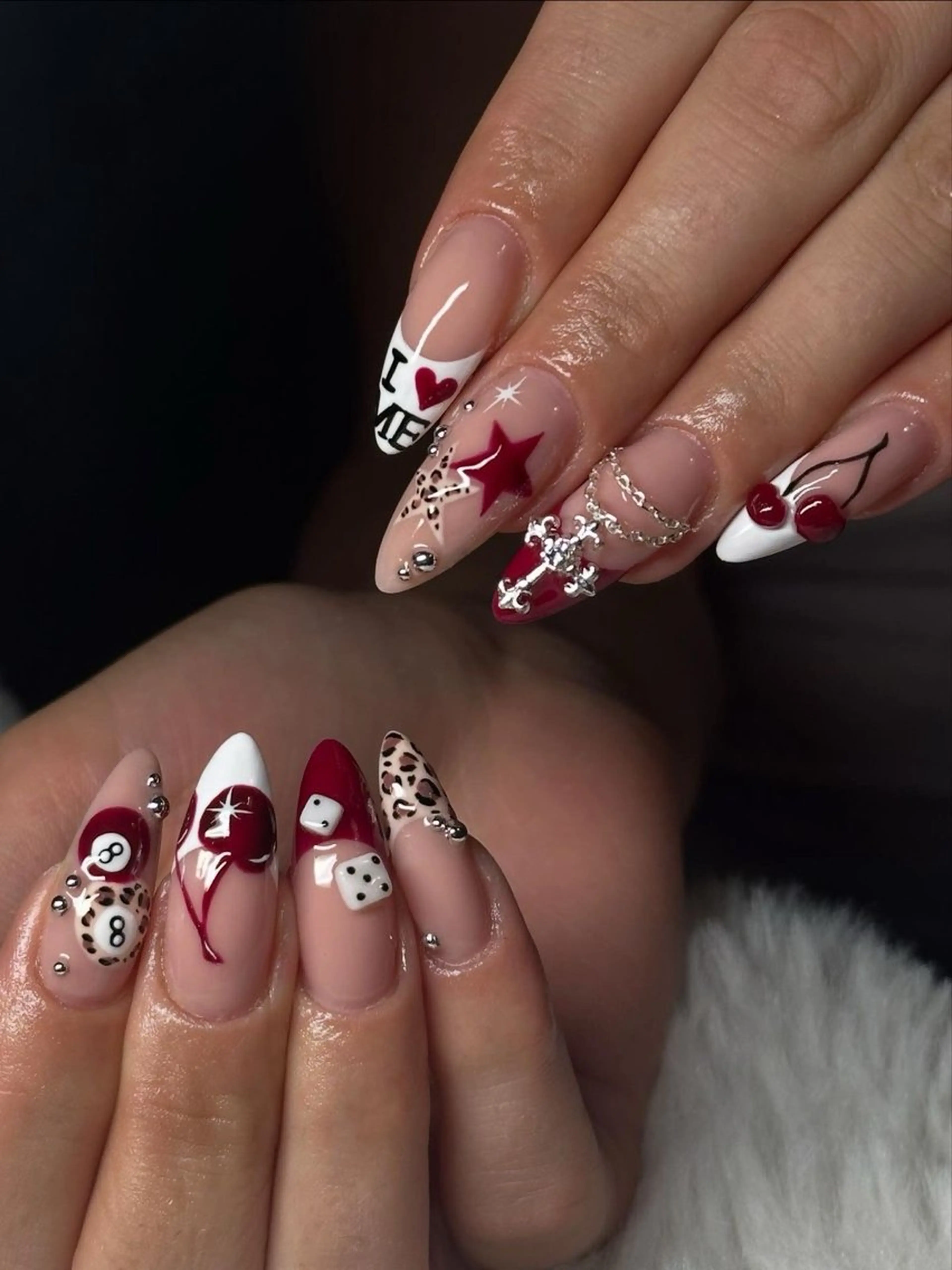 ネイル チークネイル クリアネイル ガーリー キラキラネイル 韓国ネイル Ume Nail Studioのネイルデザイン