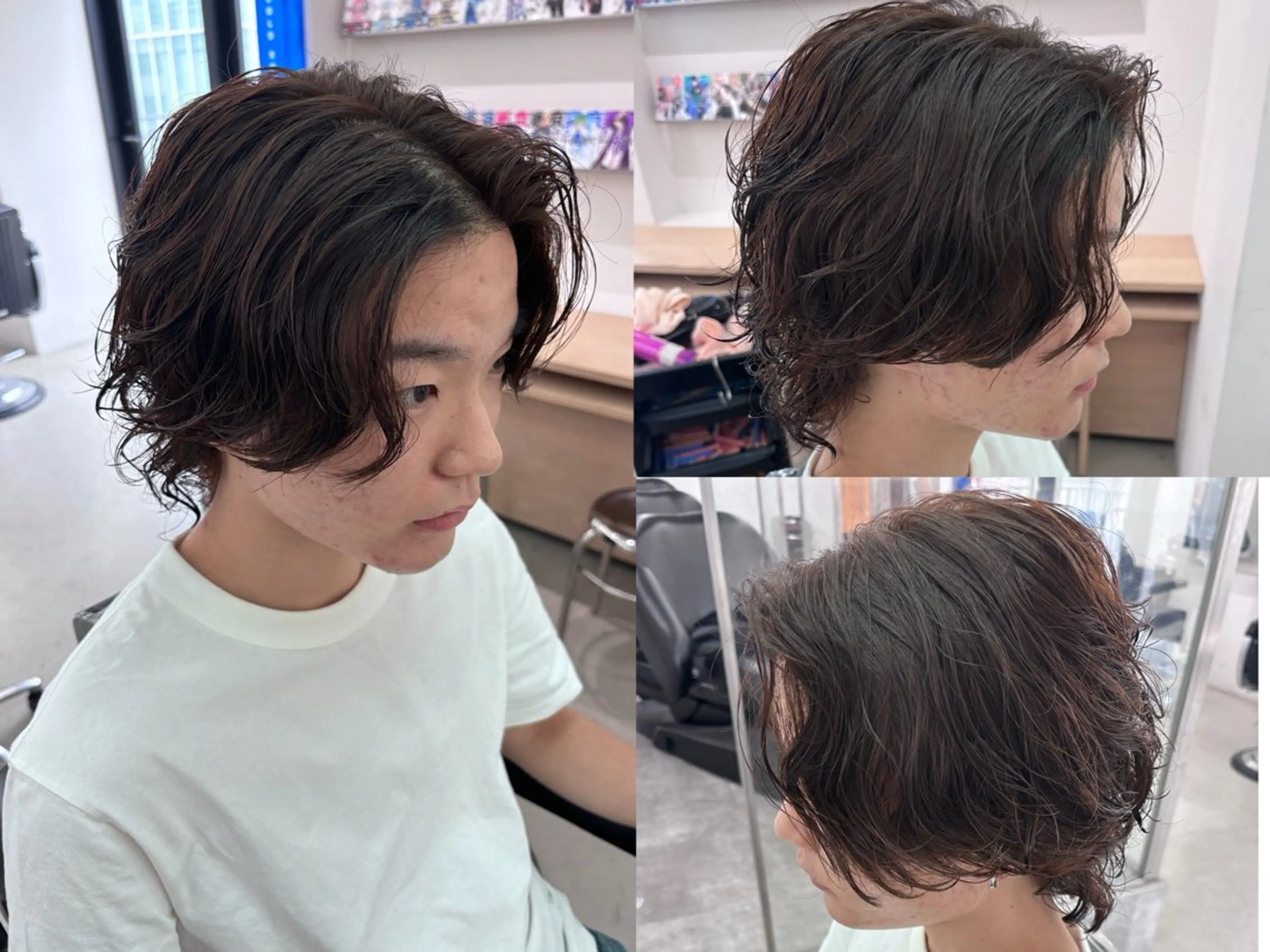 カラー パーマ 土岐 仁/メンズ専門 パーマ特化美容師🌀のヘアスタイル