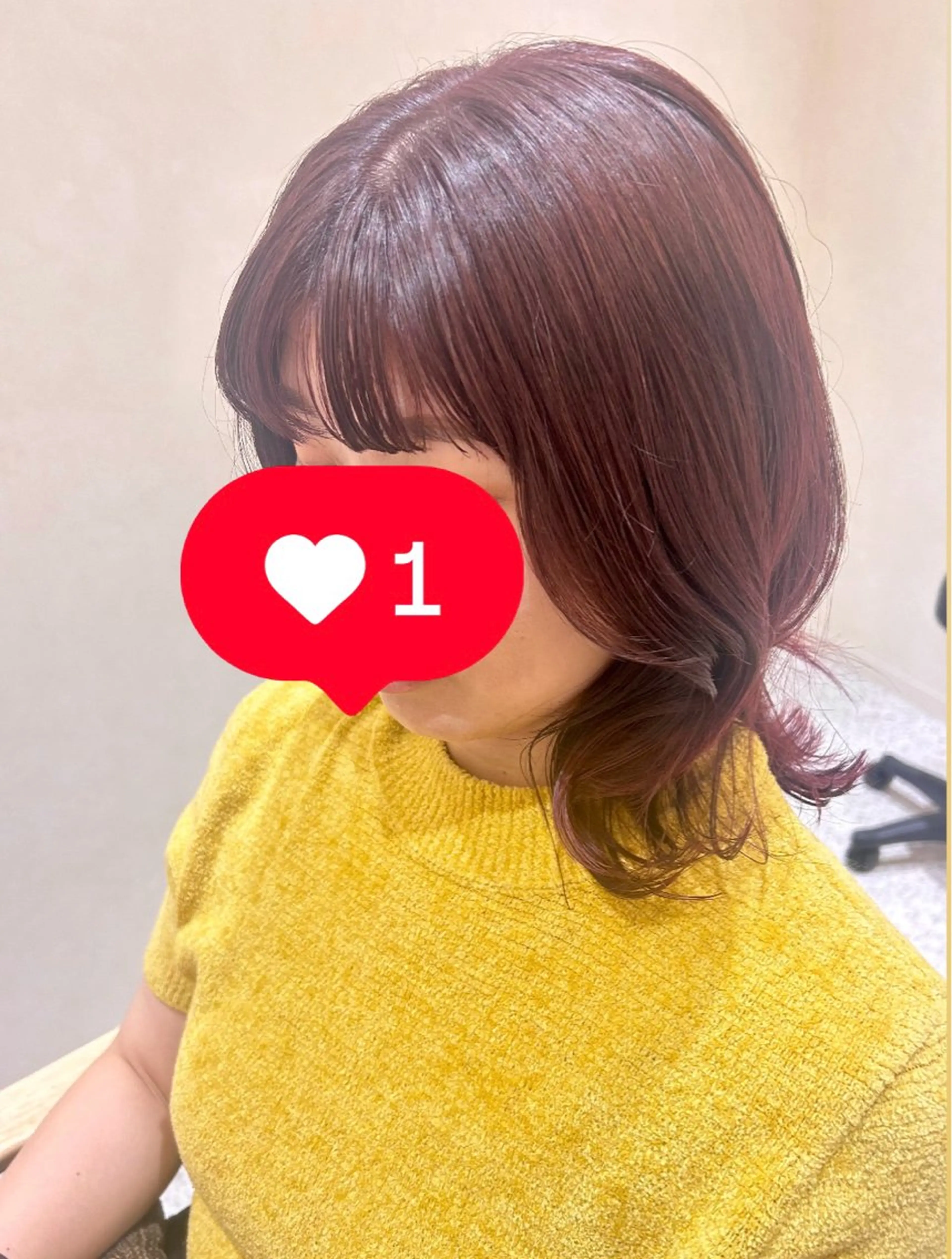 ミディアム Yamamoto 半個室美容室zinaのヘアスタイル