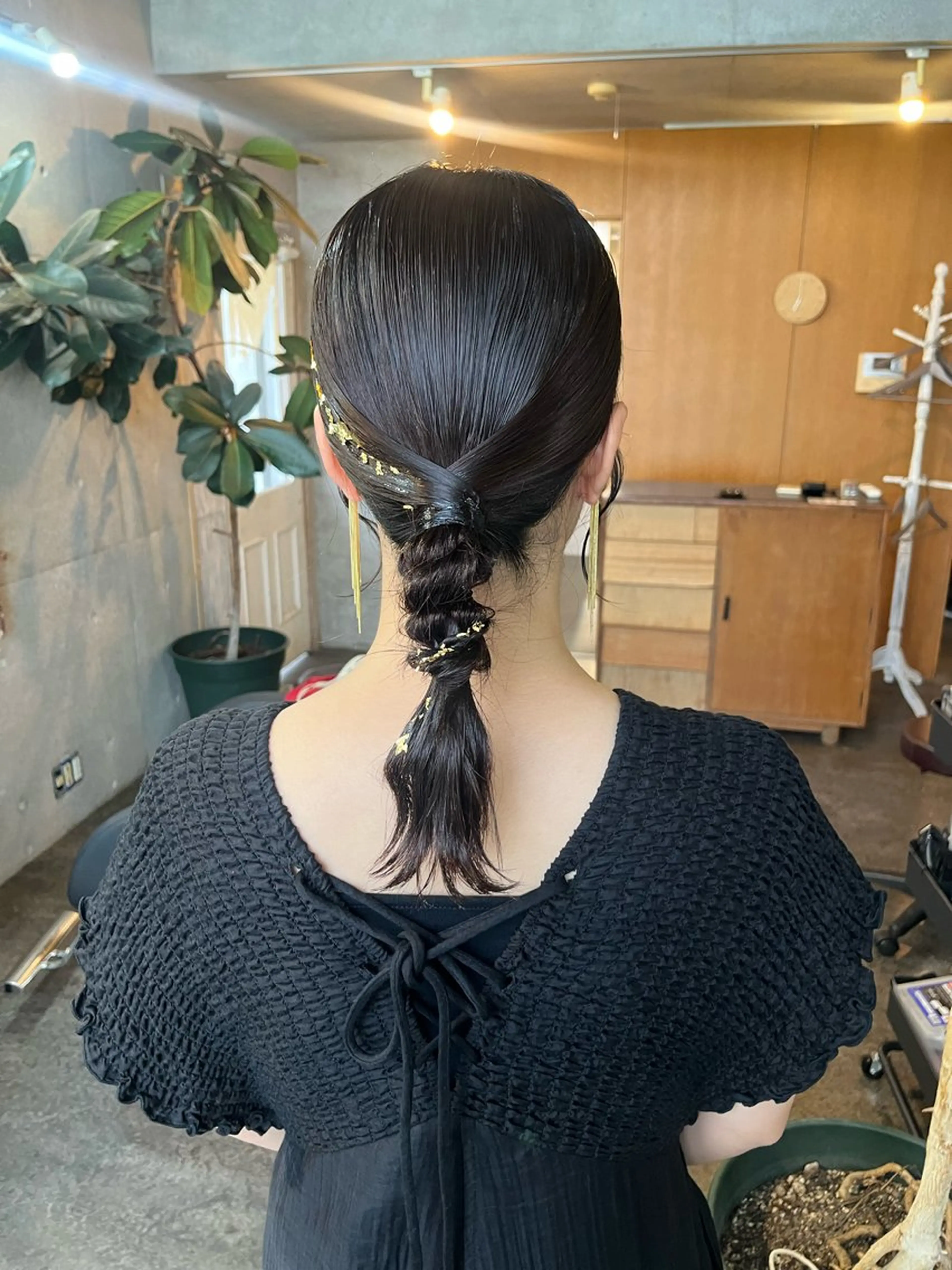ミディアム ヘアアレンジ 大林 エリコのヘアスタイル