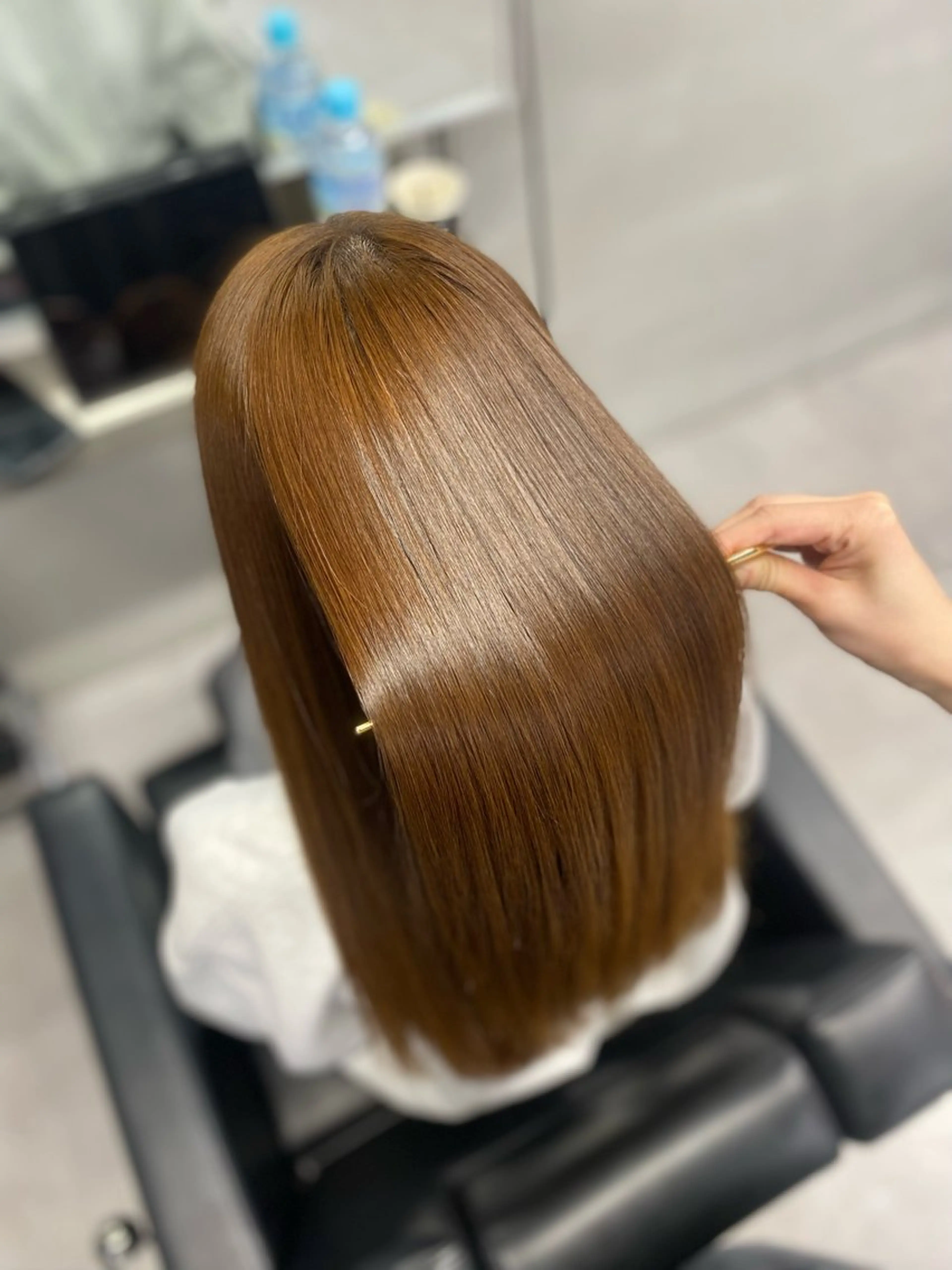 ロング 縮毛矯正 トリートメント 艶髪/縮毛矯正 🫧辻野海羽のヘアスタイル