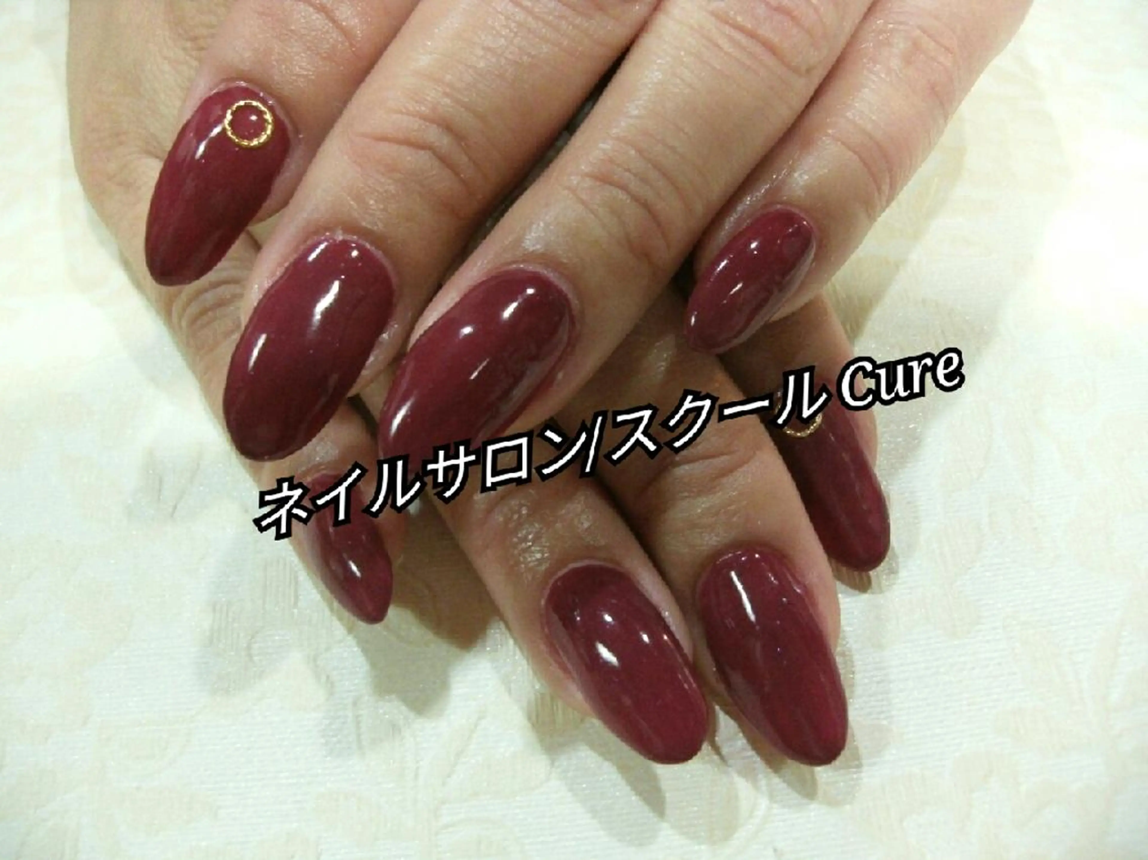 セミロング ネイル ネイルサロン Cureのネイルデザイン