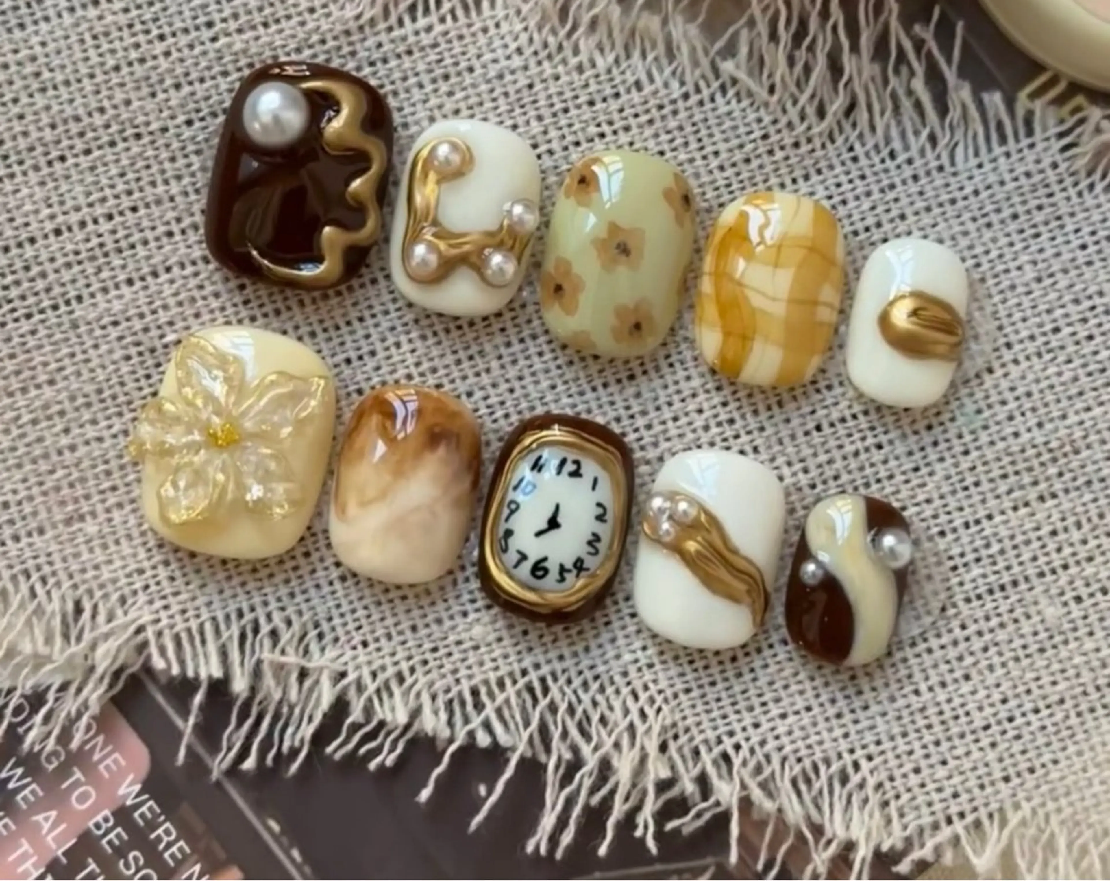 ネイル アートネイル 持ち込み ハンドネイル BETTER ME ネイルサロン池田公園のネイルデザイン