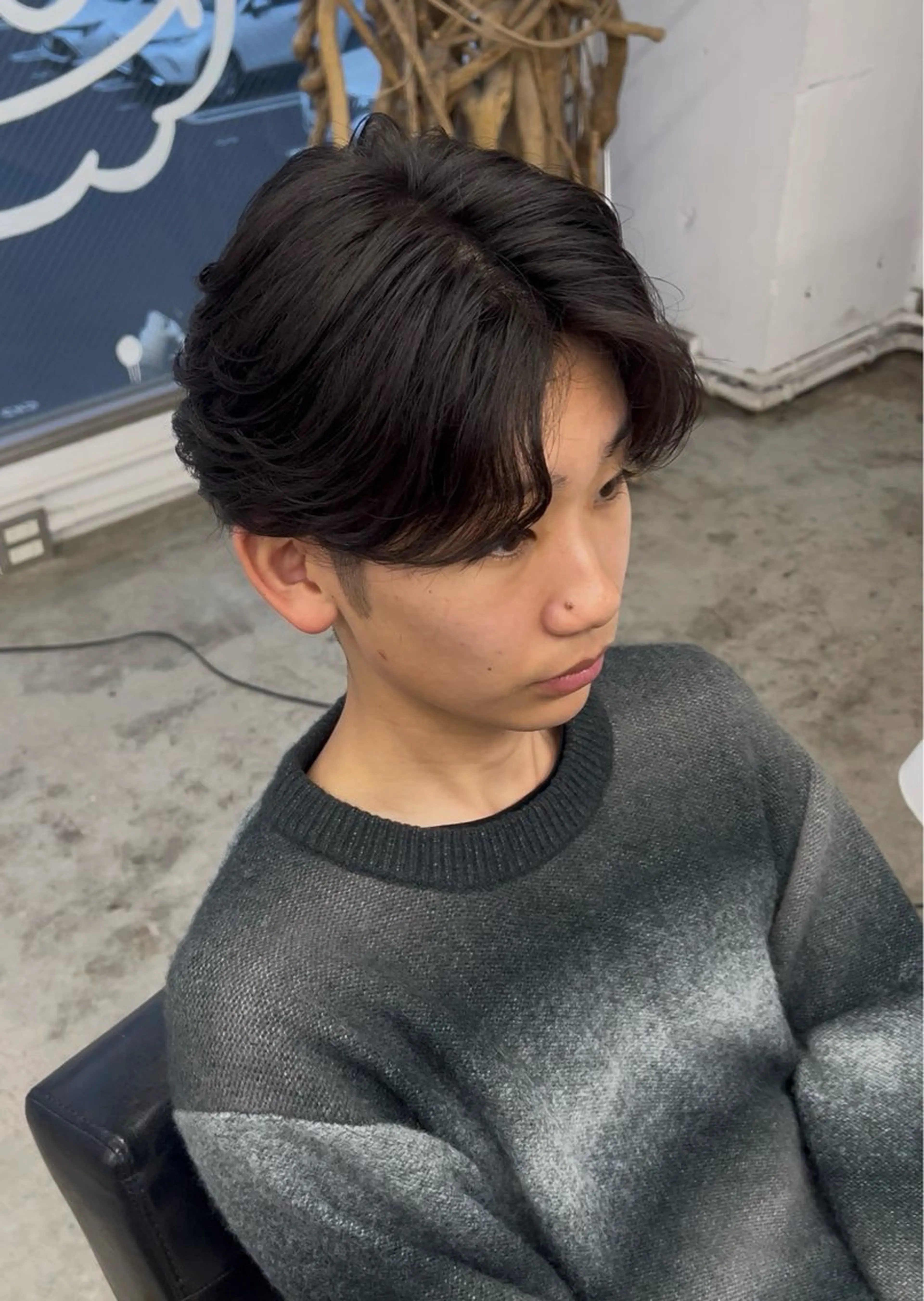 パーマ メンズ カット パーマ 【メンズ特化型 美容師】白元優真のヘアスタイル