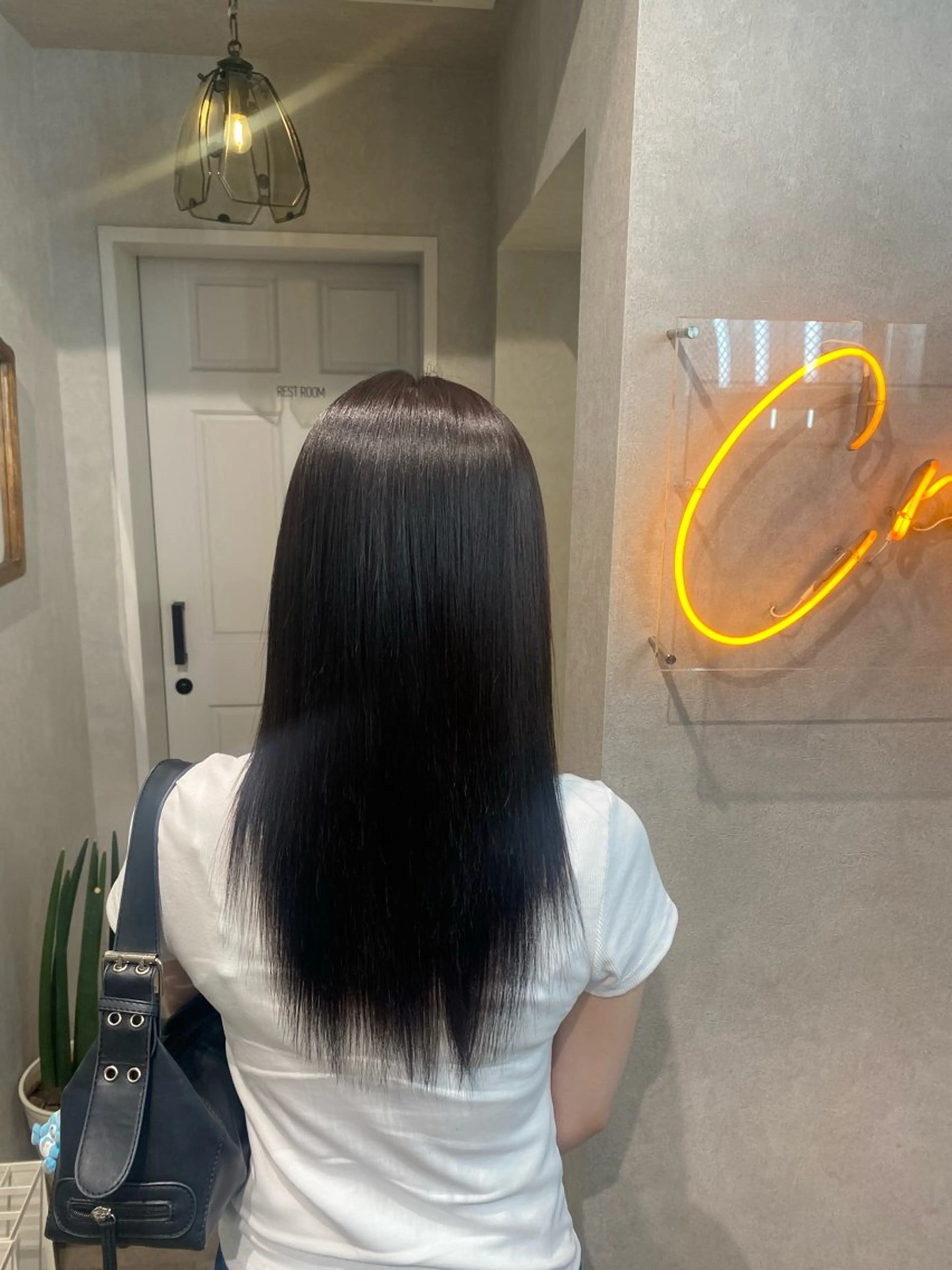 ロング カラー ヘアカラー 透明感カラー🫧🎀 まりなのヘアスタイル