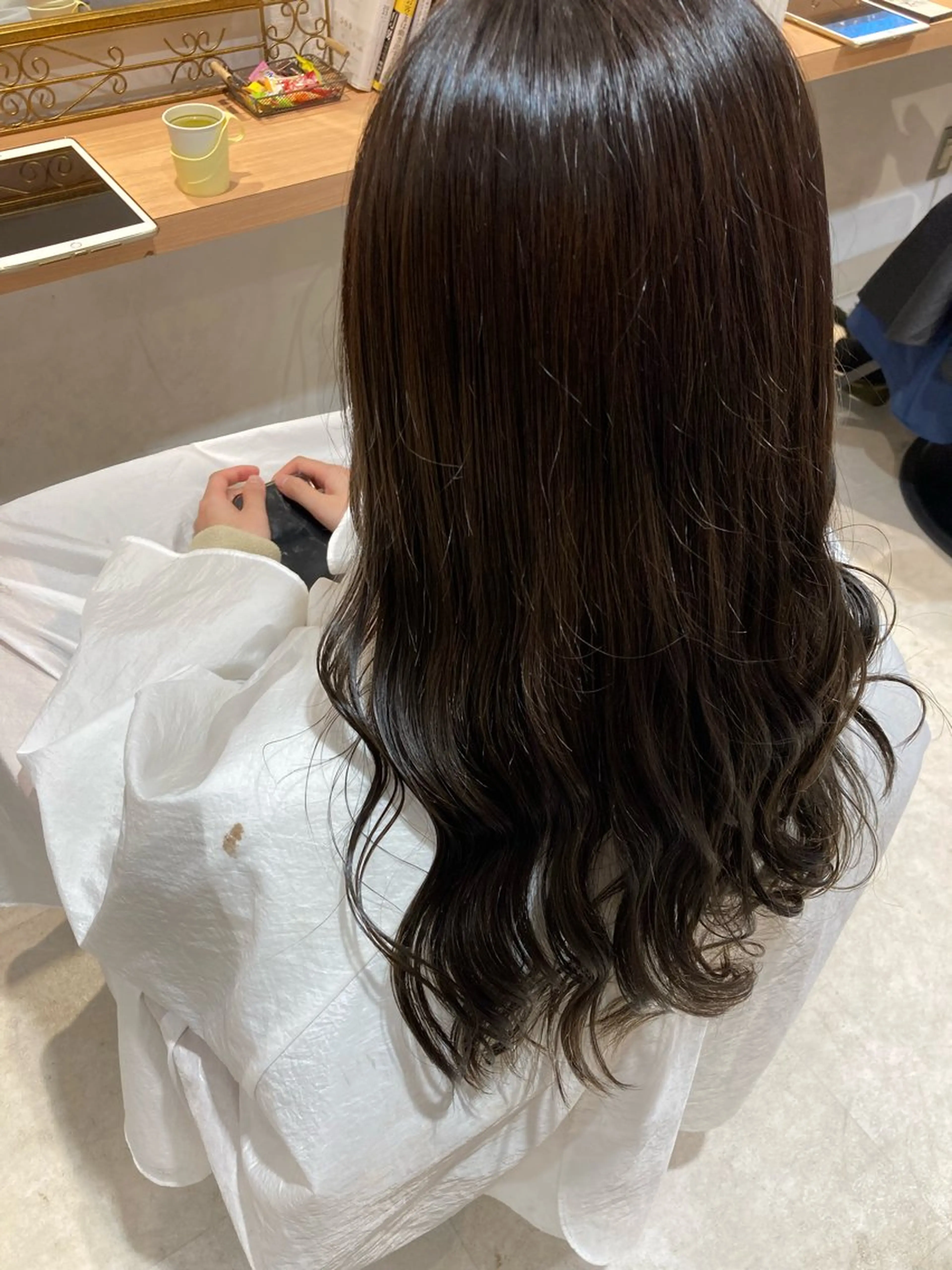 ロング ツヤカラー3850 まいのヘアスタイル