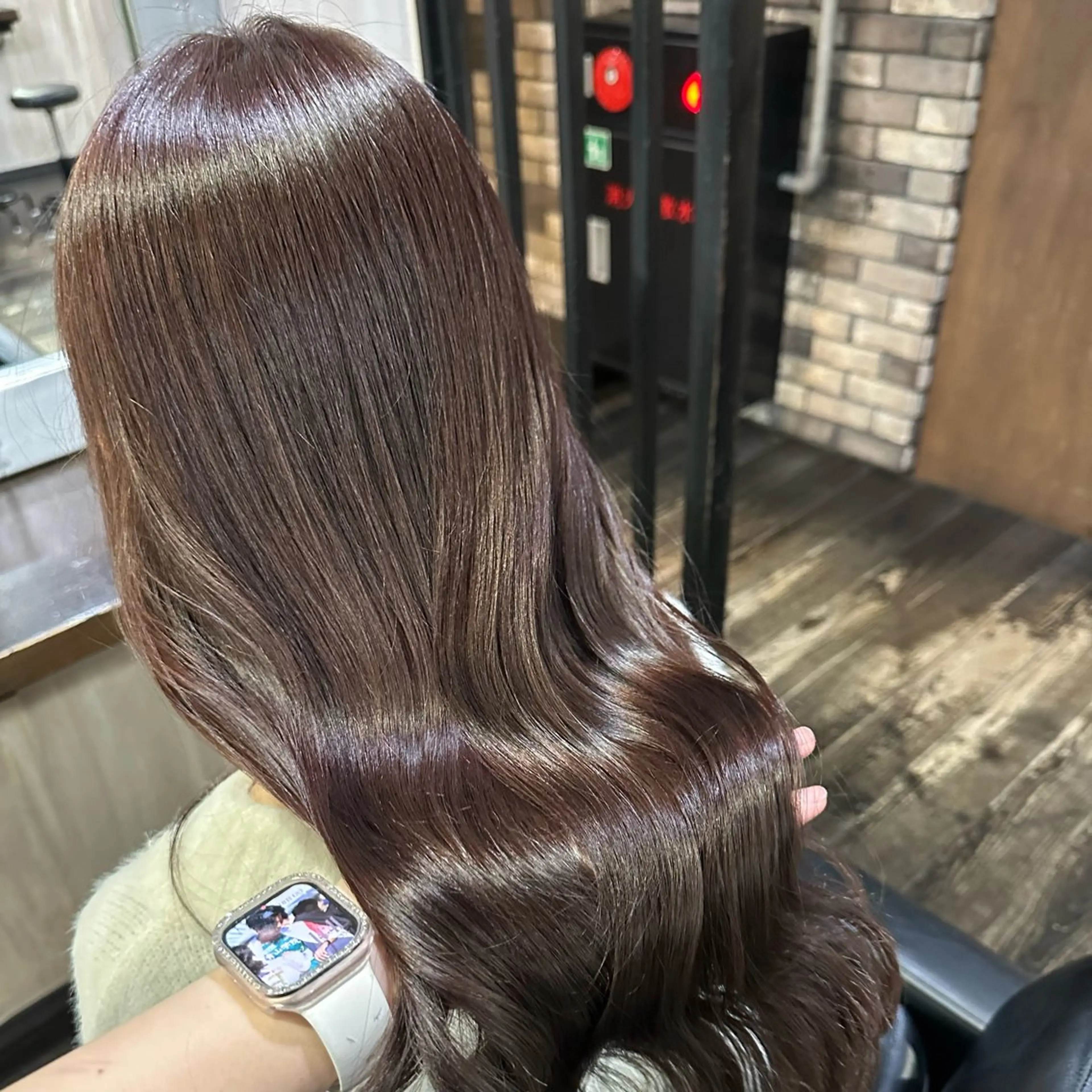 カラー ブリーチ🌟 縮毛矯正🩷はるなのヘアスタイル