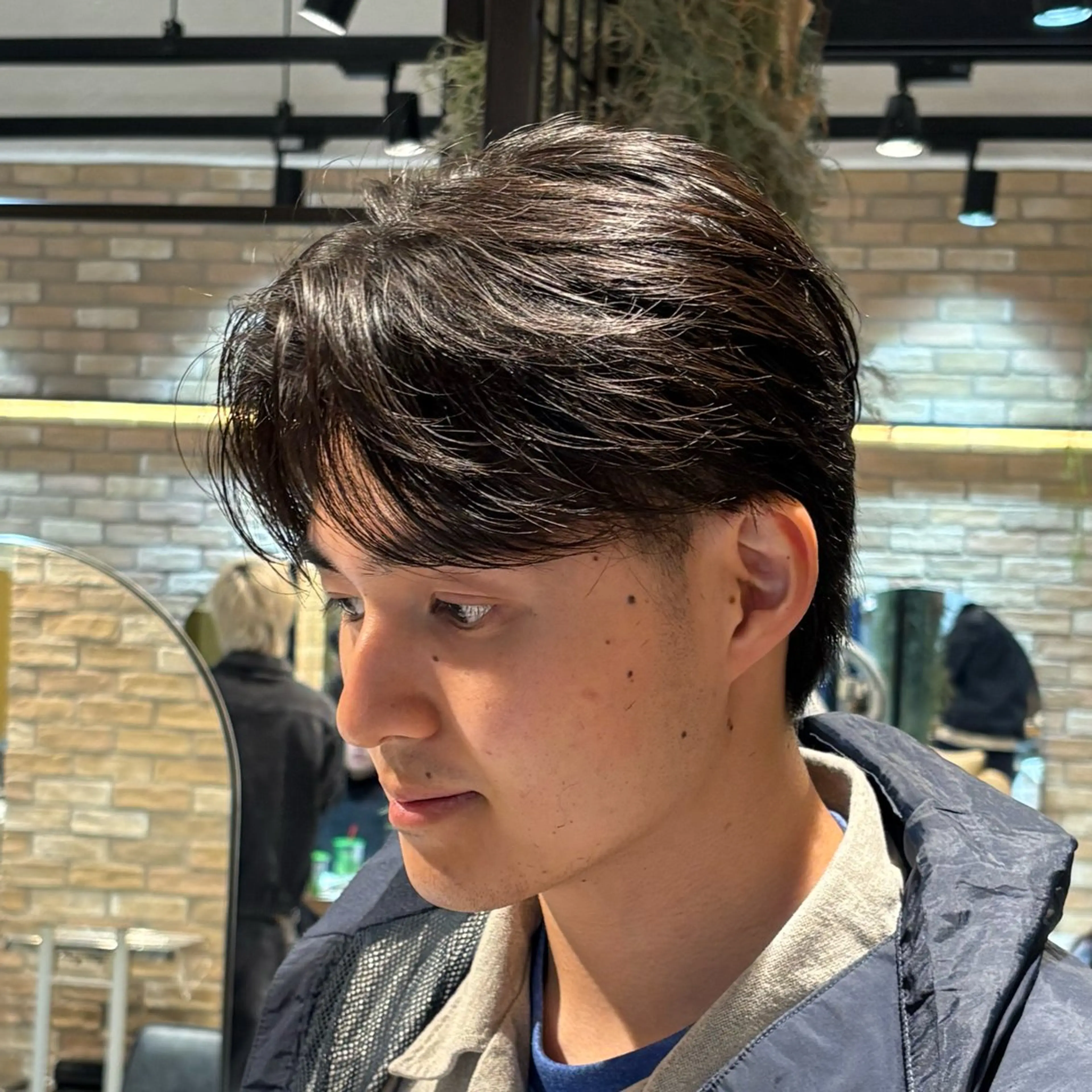 ショート メンズ カット ヘッドスパ フェザー/シャドウ/ メッシュパーマのヘアスタイル