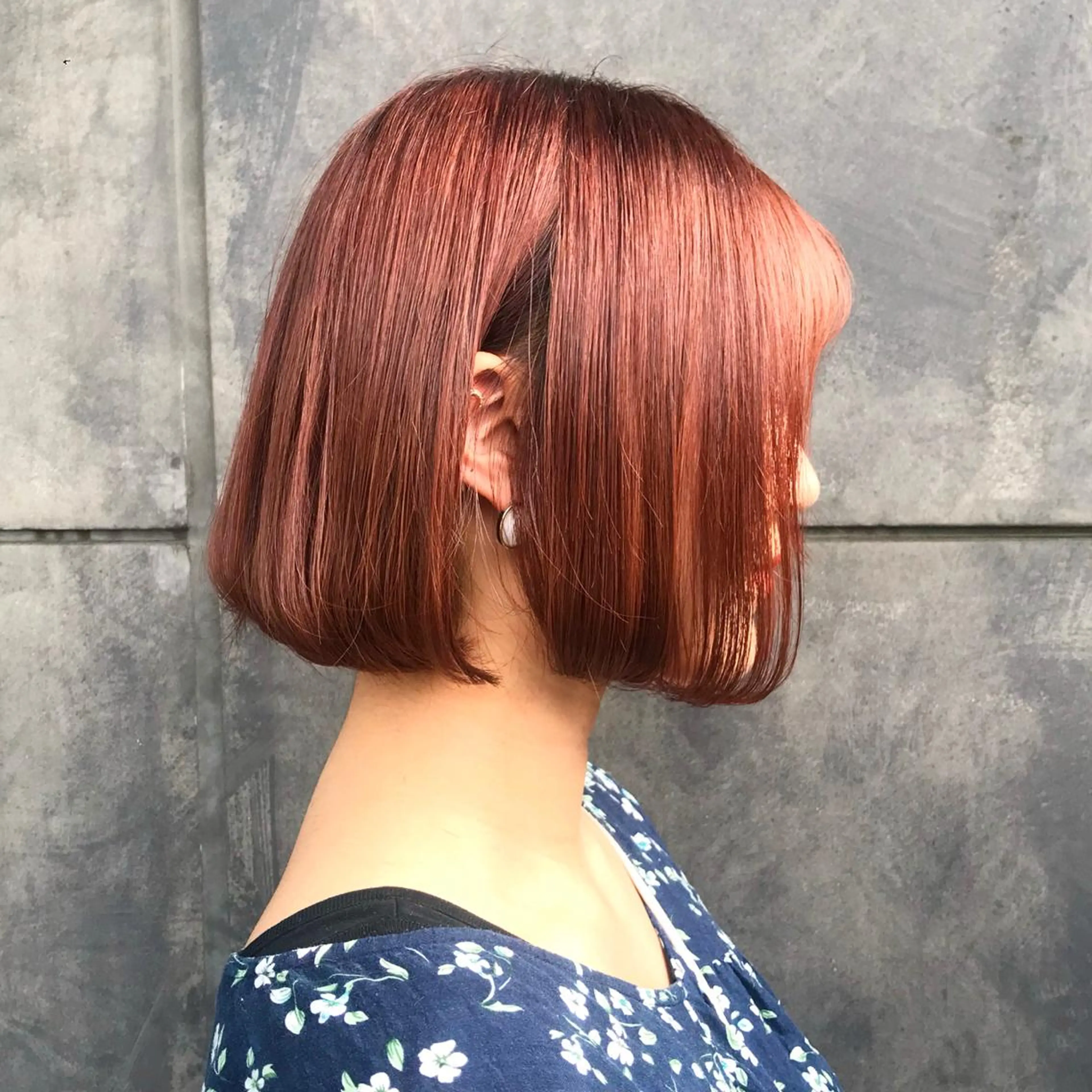 ショート カラー オレンジ ピンクカラー タンバルモリ ムルギョル巻き 韓国風ヘア K-POP好き美容師 🇰🇷Kai.Yのヘアスタイル