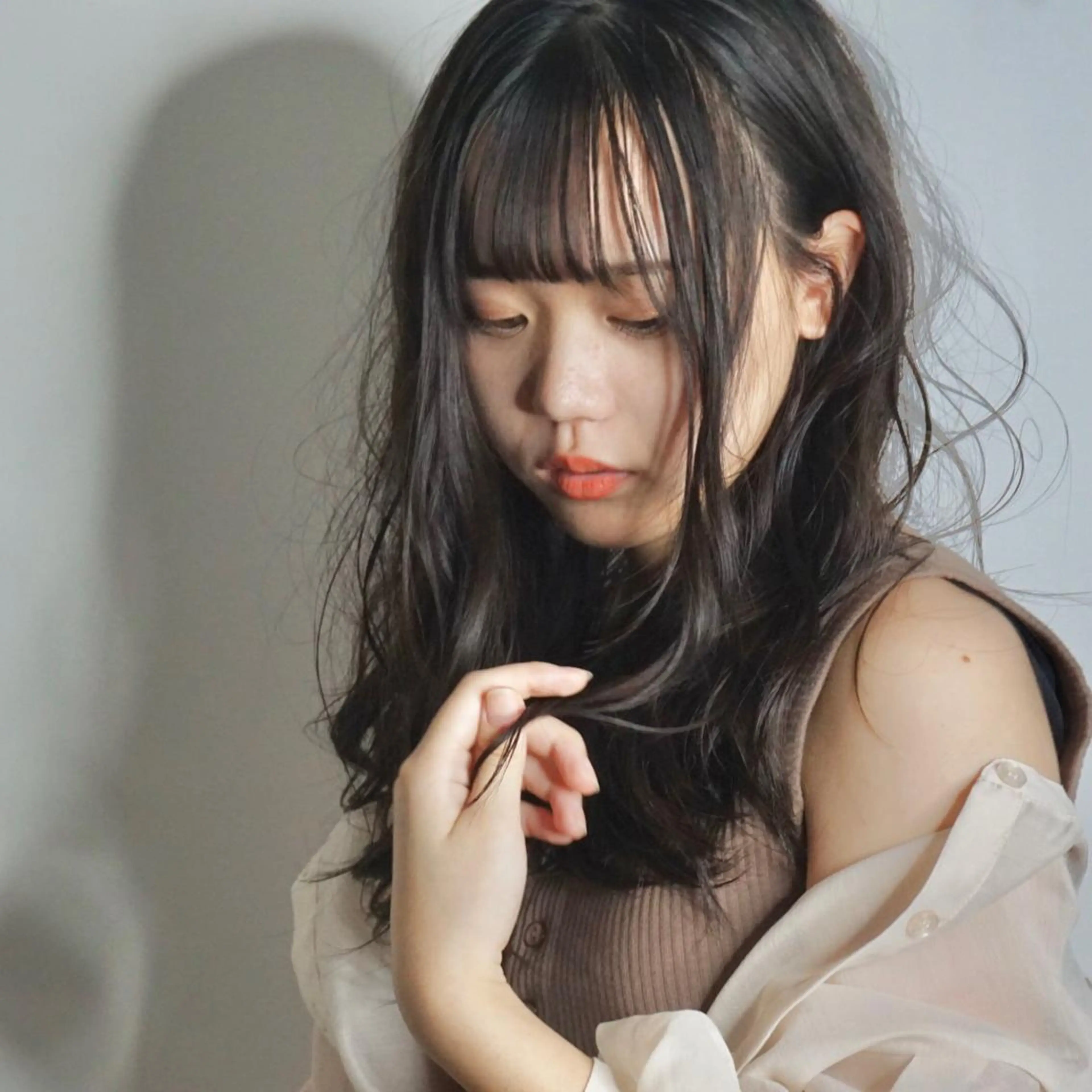 ミディアム 浅井 蓮のヘアスタイル