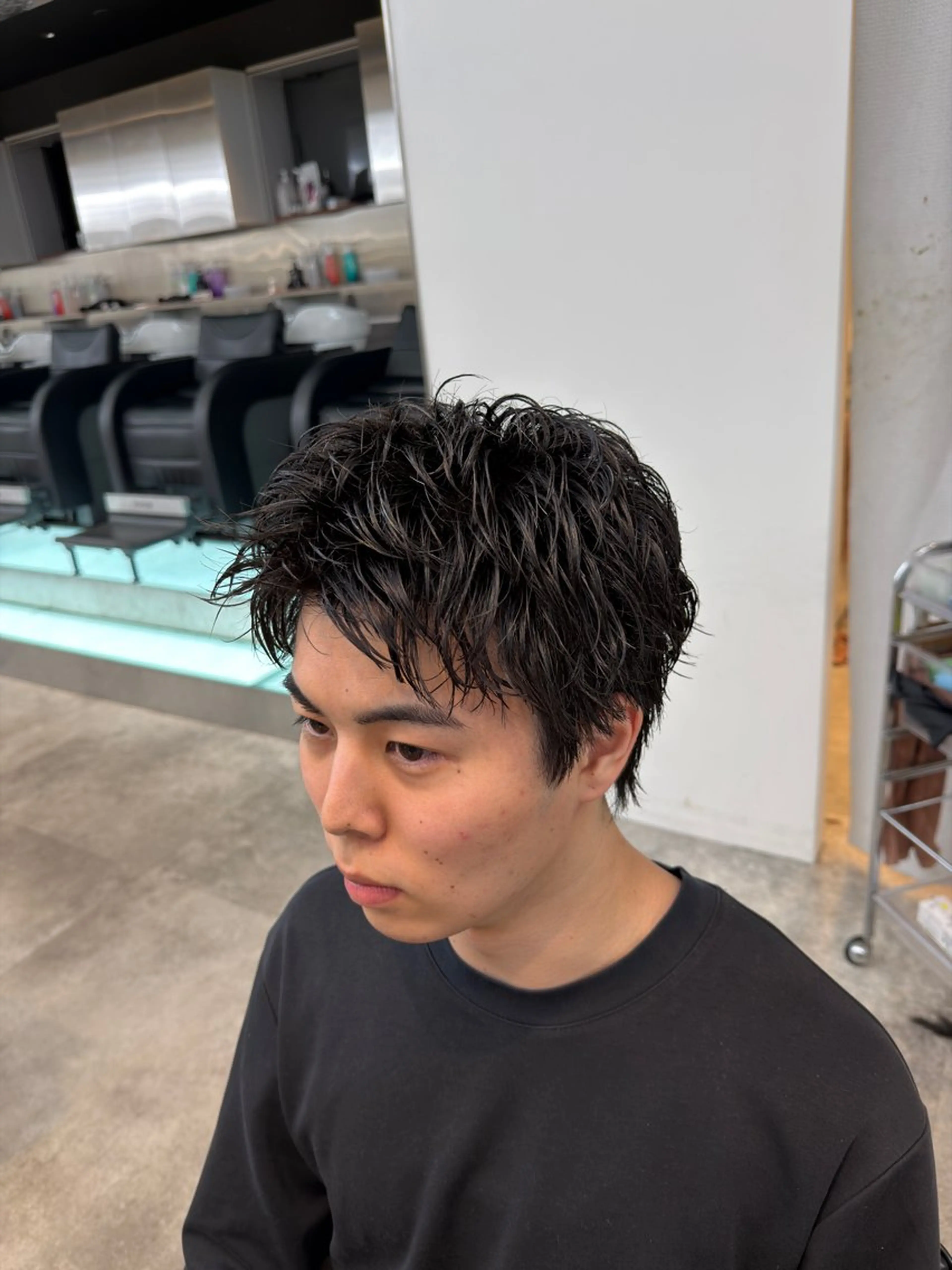 ショート パーマ カット パーマ fifth 児玉達哉 当日予約🙆のヘアスタイル