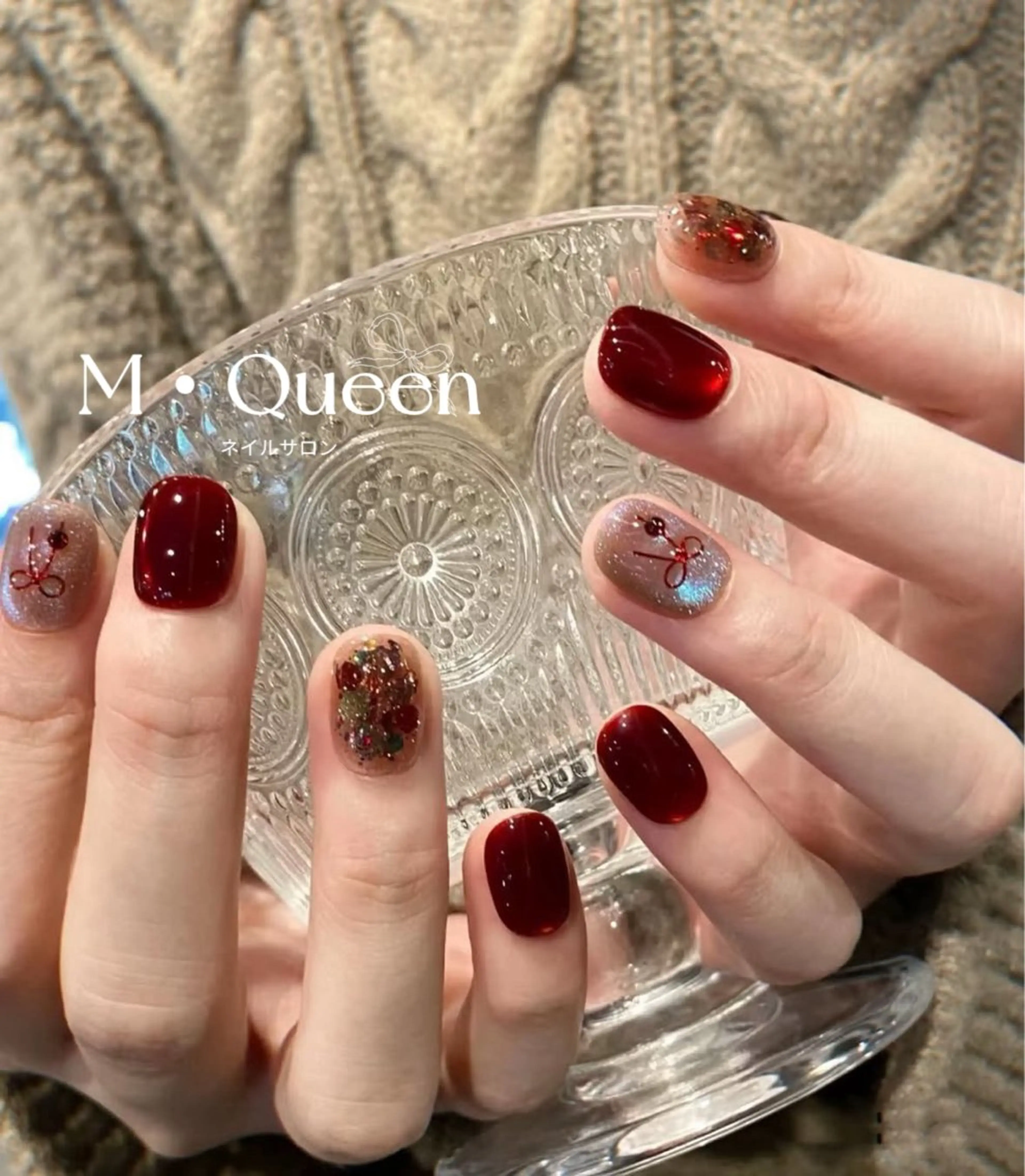 ネイル MQueen ネイルサロンマルのネイルデザイン