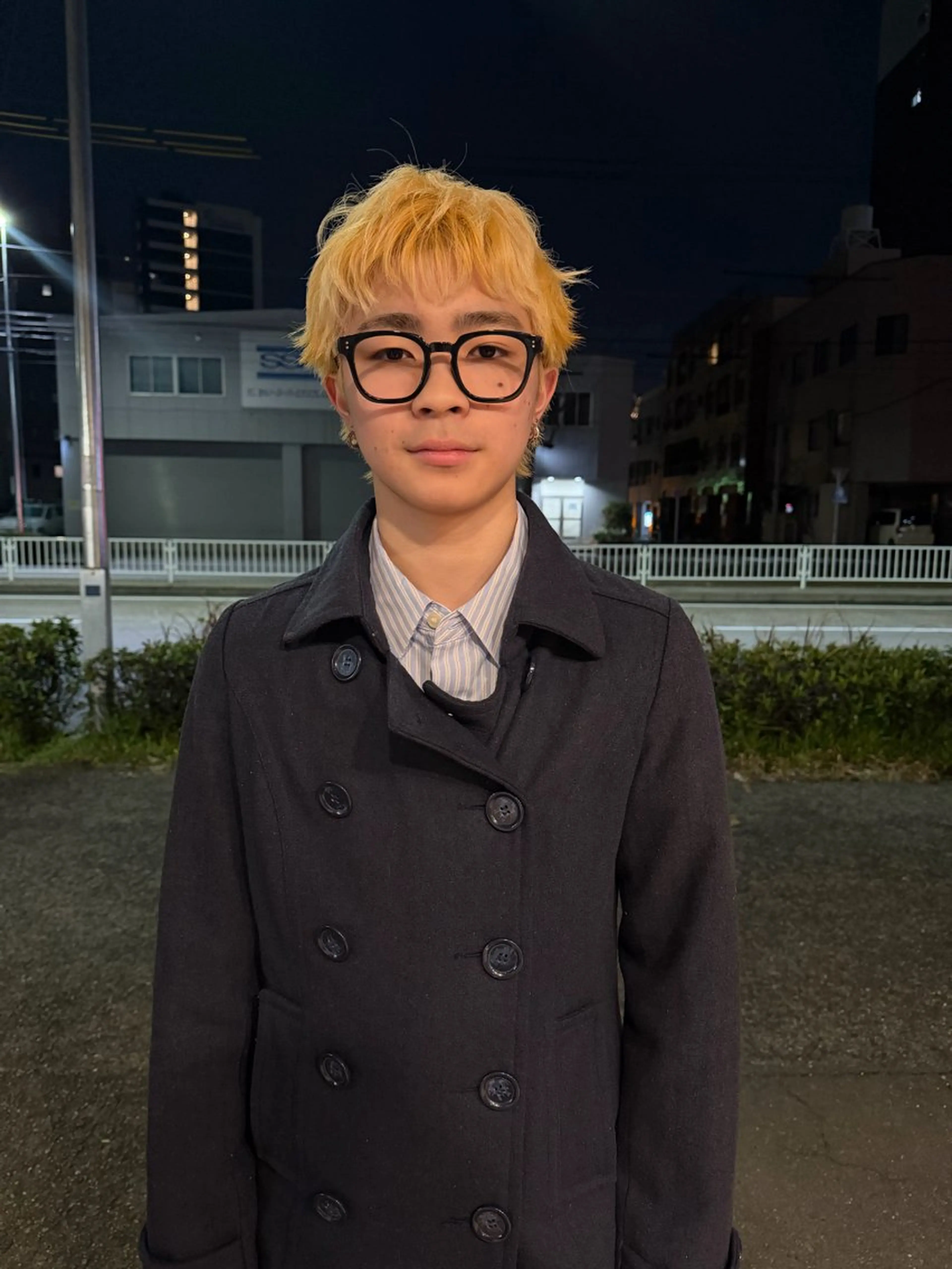 ショート メンズ メンズブリーチ ショートヘア ヘアカラー にこ /iciのヘアスタイル