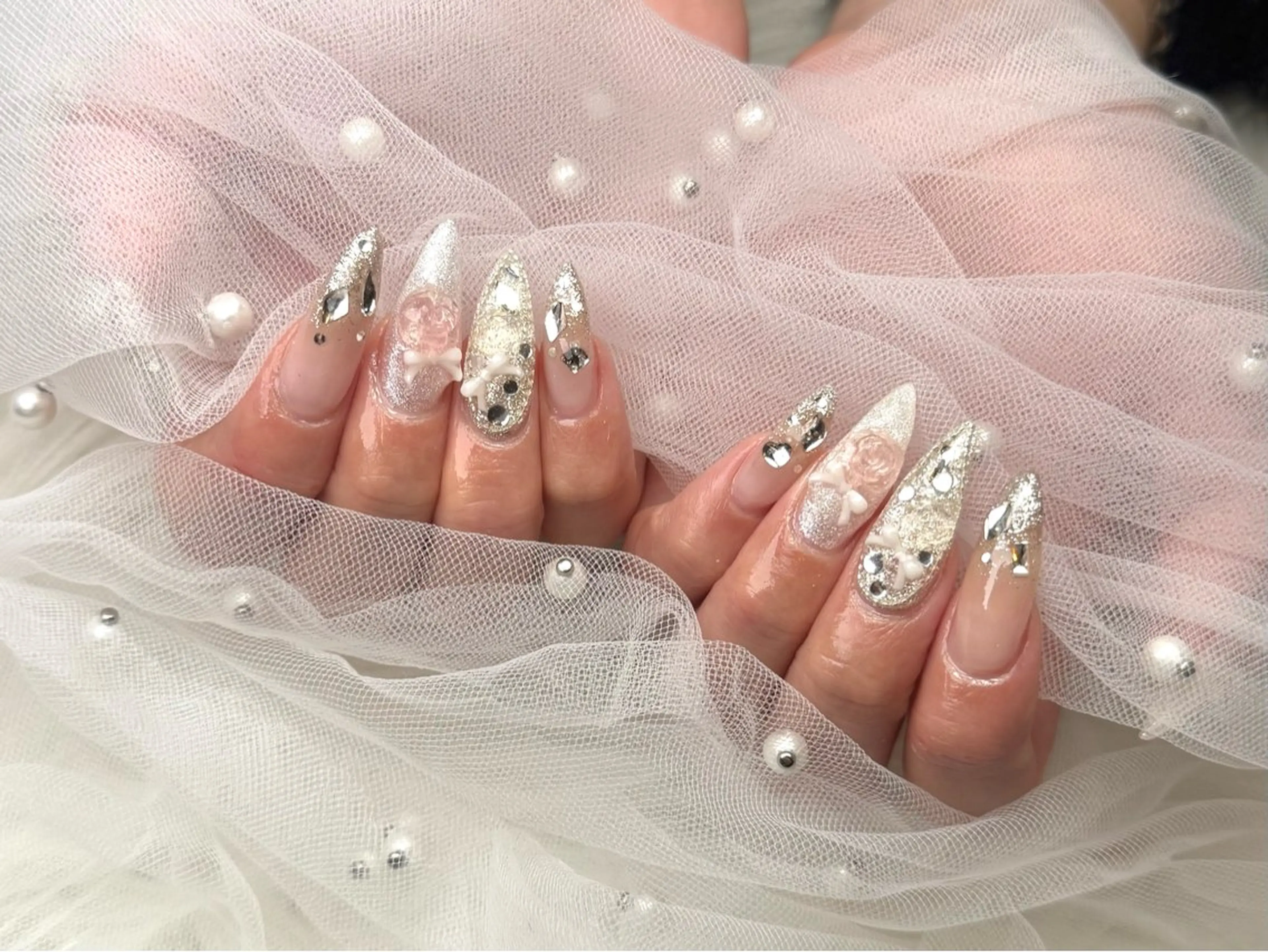ネイル ハンドネイル peTiT ✨️ yuzuki💞🫧のネイルデザイン