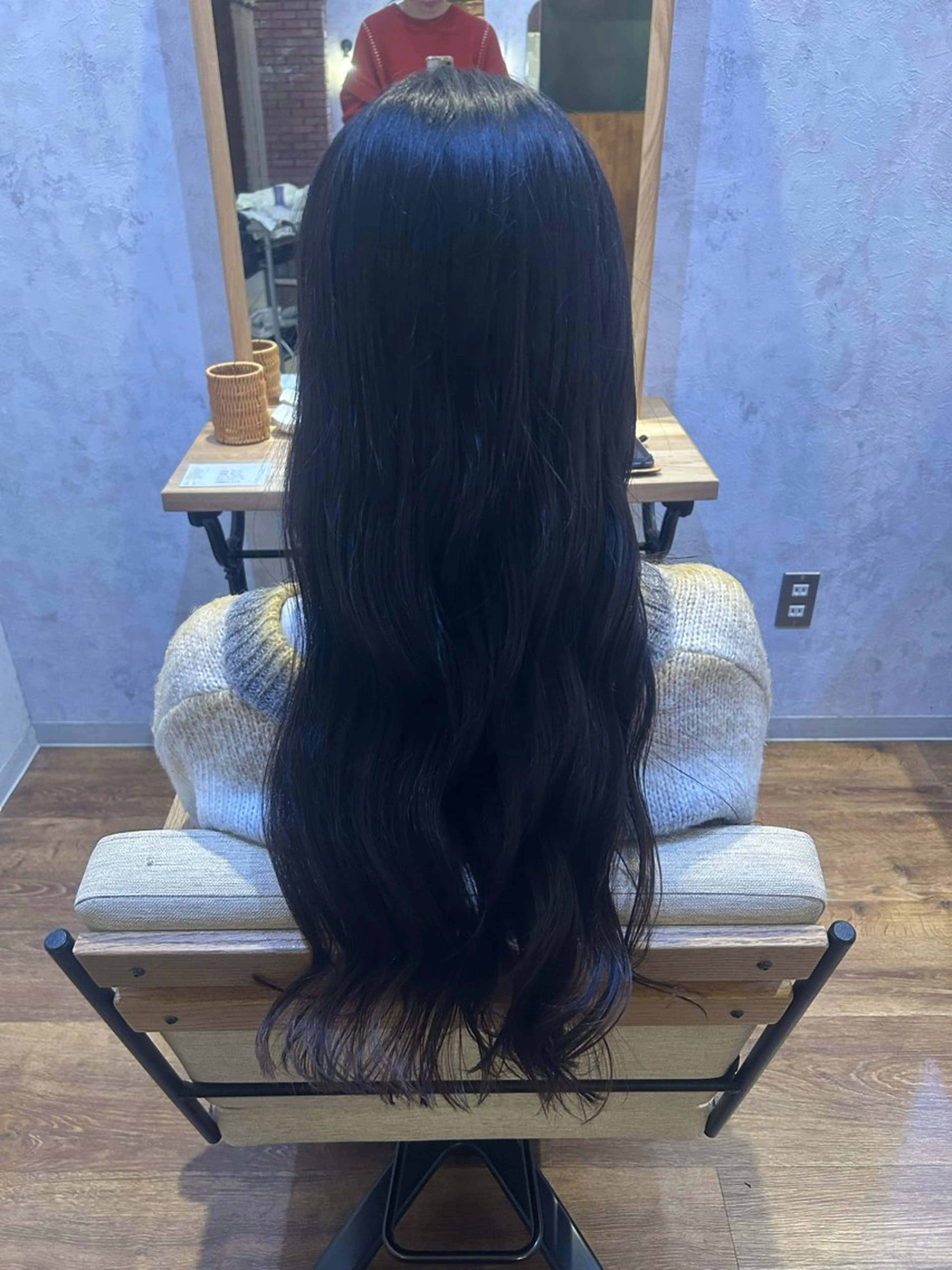 ロング カット 尾崎 恭子のヘアスタイル