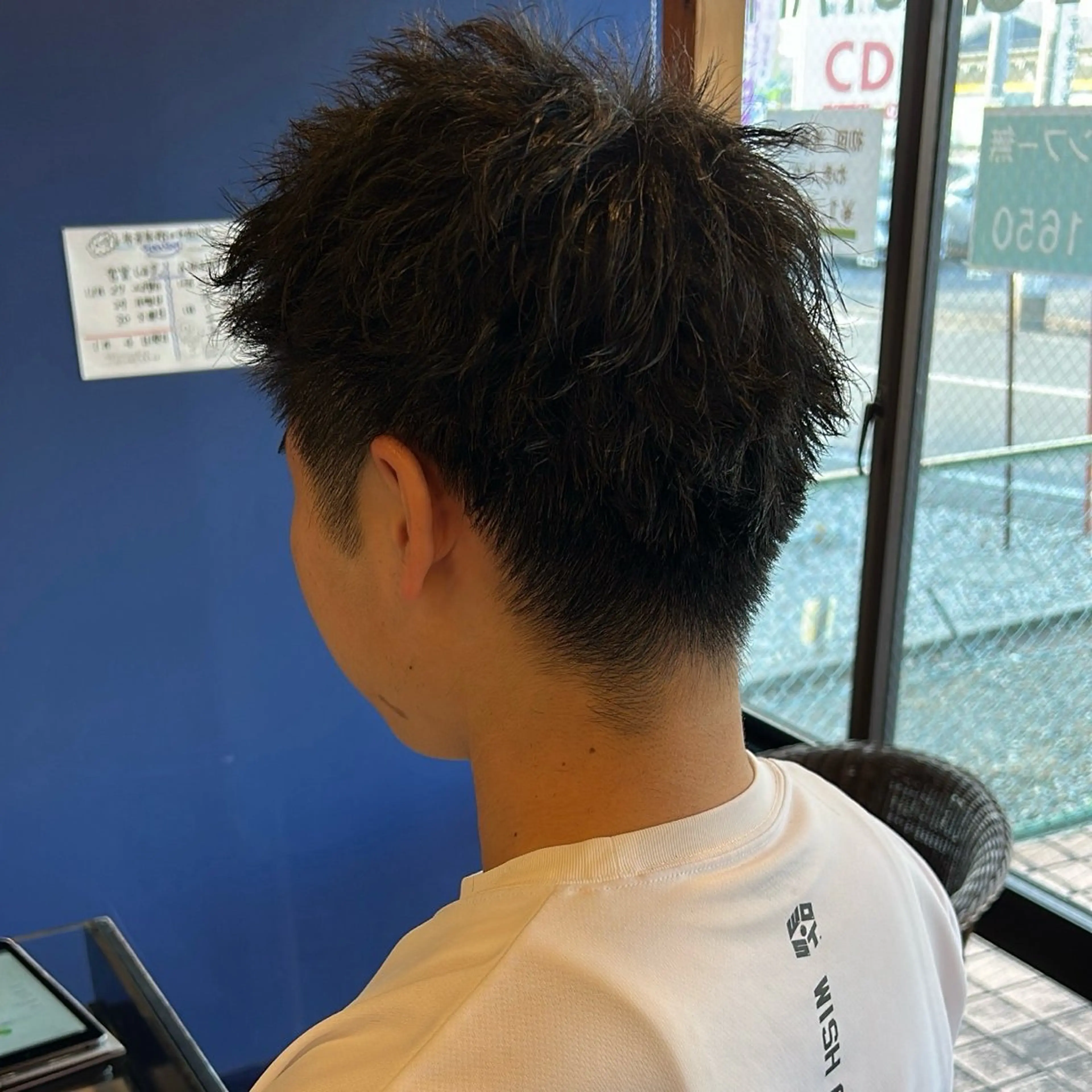 ショート パーマ メンズ メンズパーマ スパイキーショート ショートヘア 小林 瑞穂のヘアスタイル