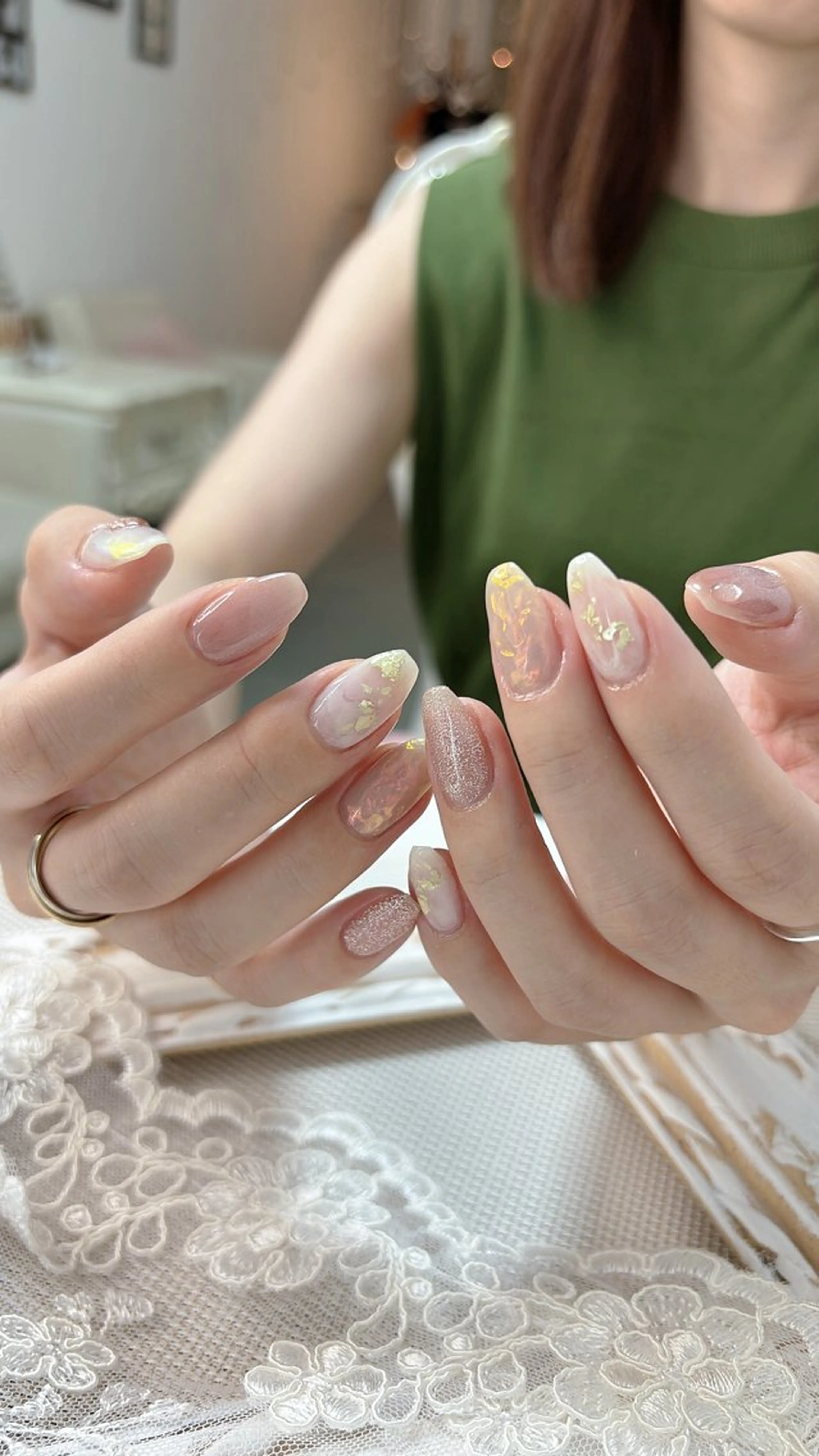 ネイル ネイルサロンD&D所属・劉 丹丹のネイルデザイン