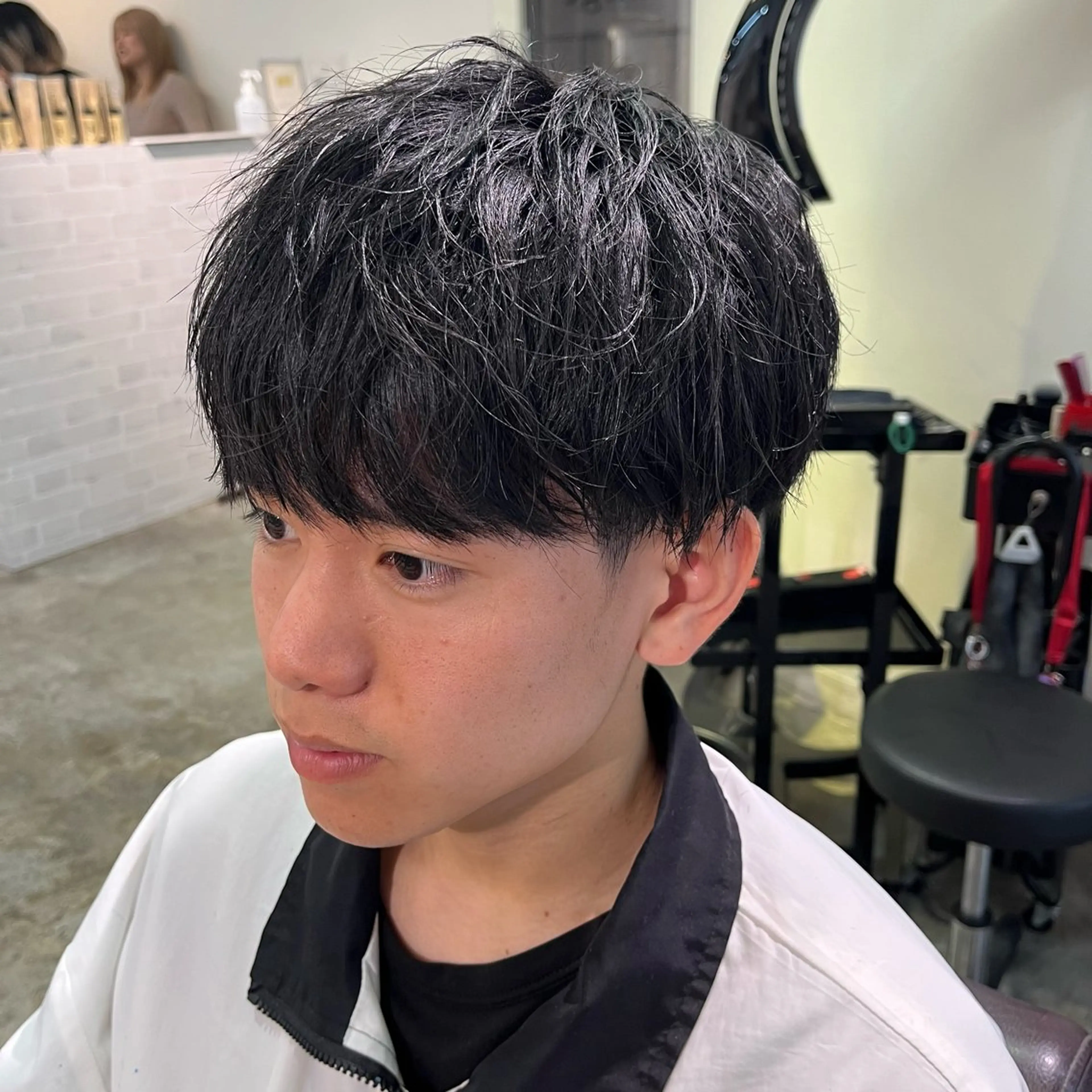 メンズ カット フェザーパーマ🌙 毛流れ yuzukiのヘアスタイル