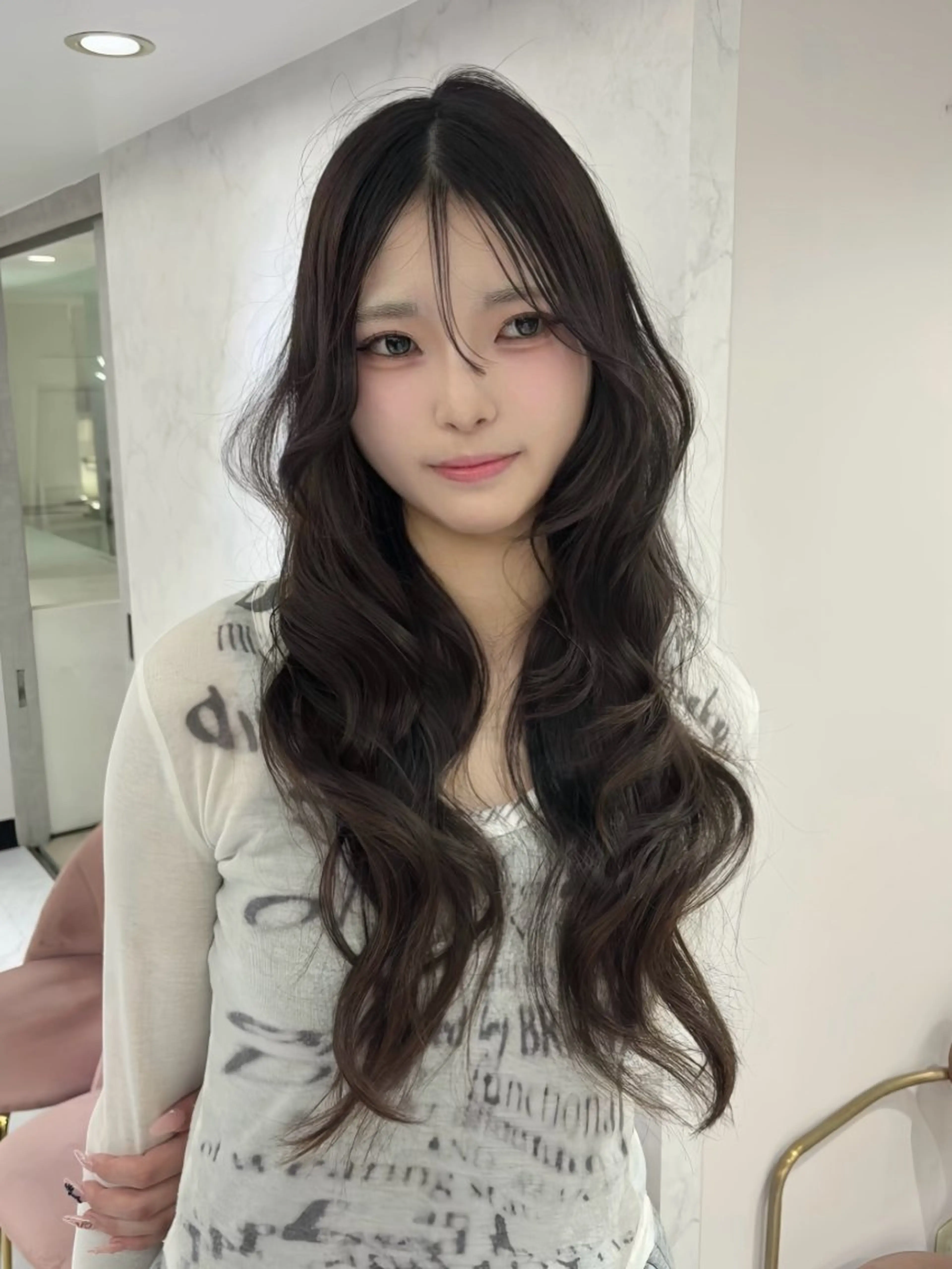 ロング ハイレイヤー レイヤーカット カット ヘアカラー 名古屋/中顔面短縮 ✨/小顔ハイレイヤーのヘアスタイル