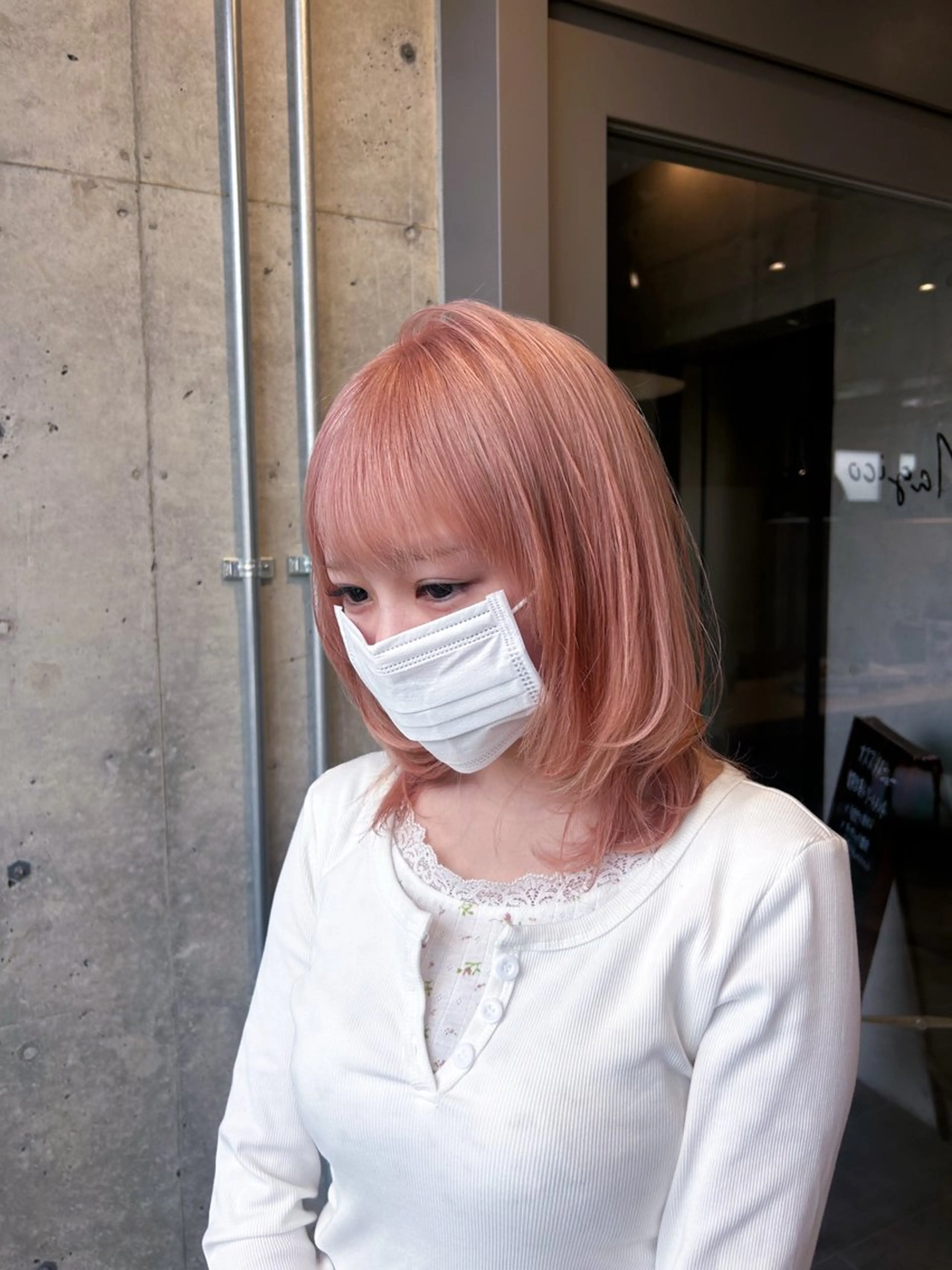 ミディアム カラー ヘアカラー トリートメント 韓国モテカラー/ KaRin👼🏻のヘアスタイル