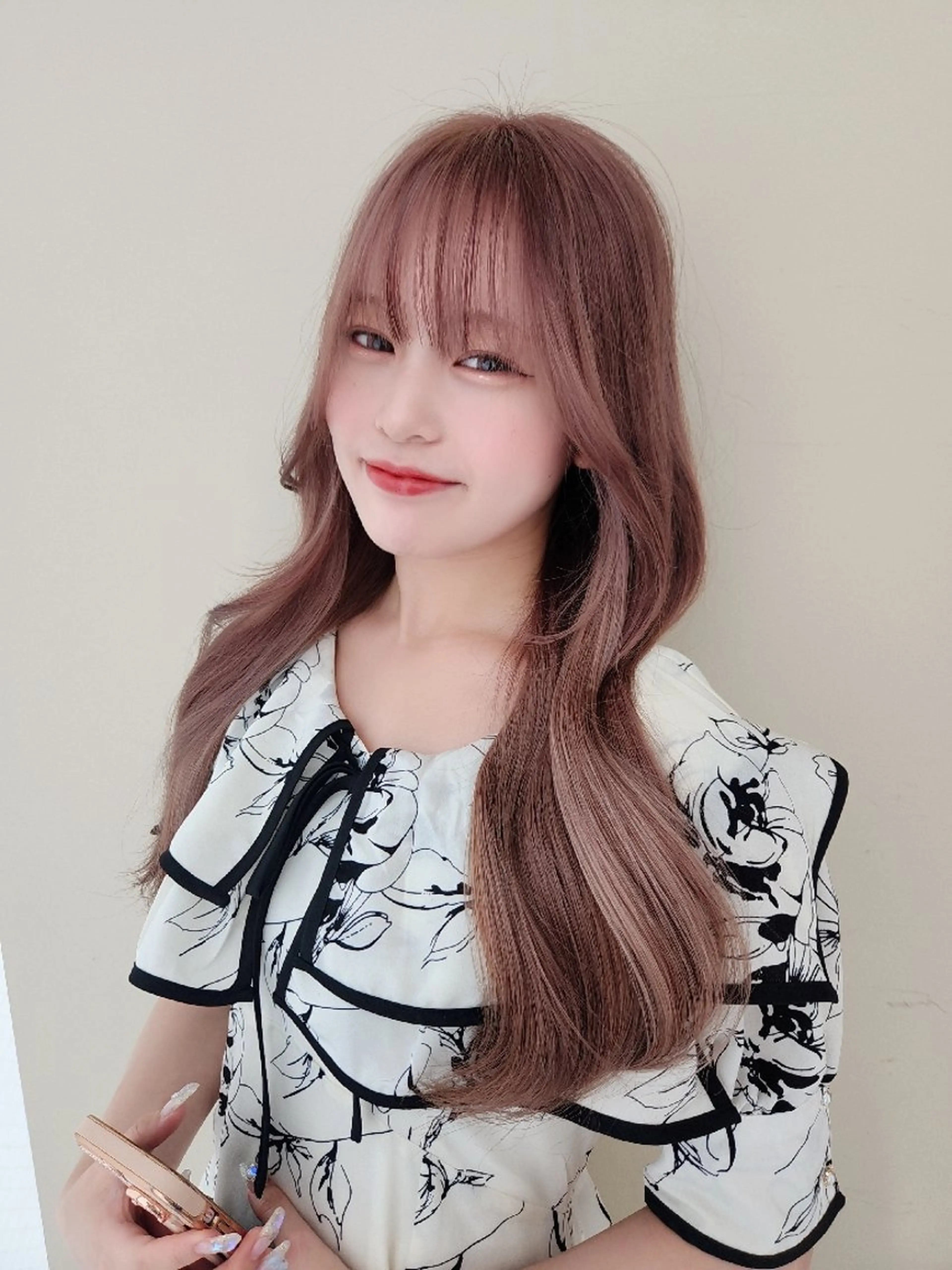 ロング カラー カット トリートメント Nanako。/韓国 ハッシュカットのヘアスタイル