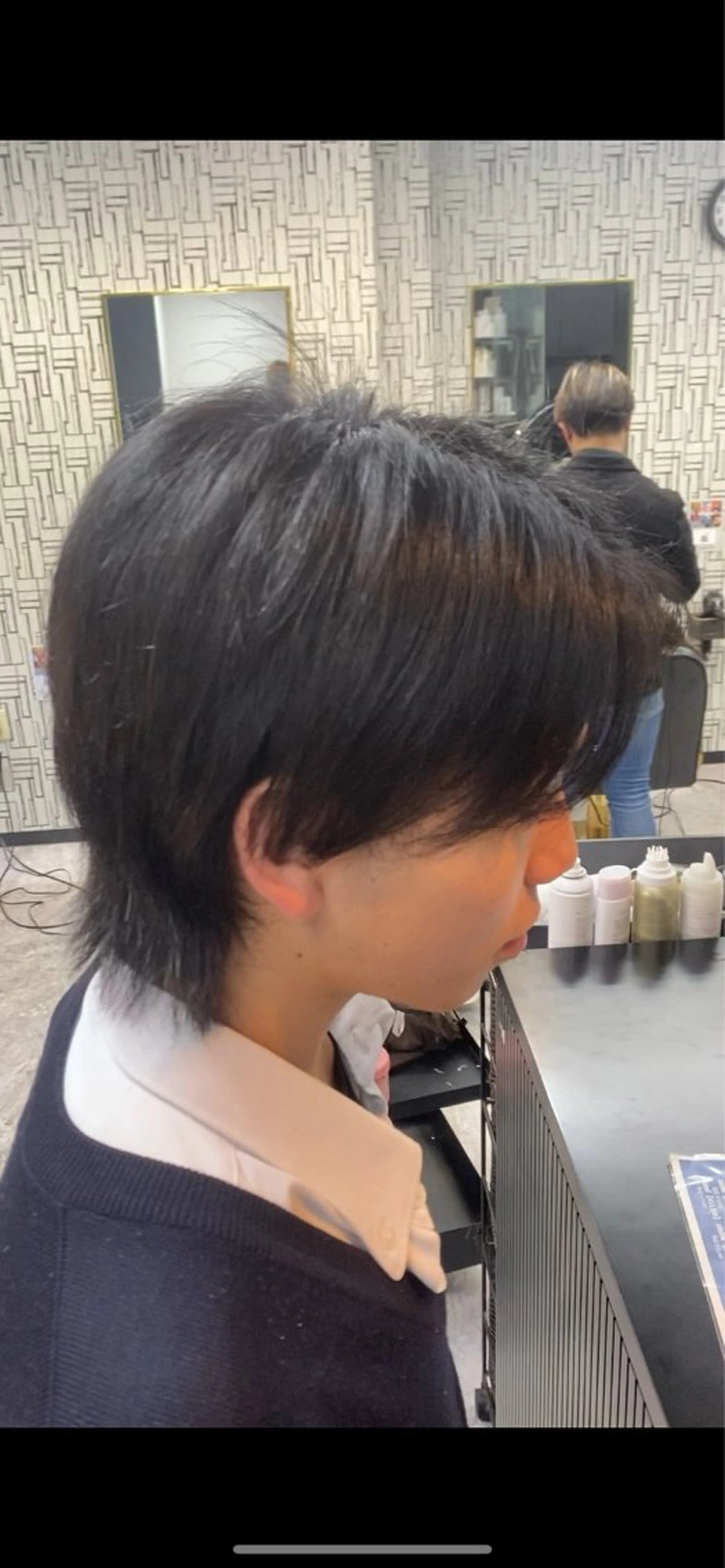 ショート カット 縮毛矯正 池田 亮雅のヘアスタイル