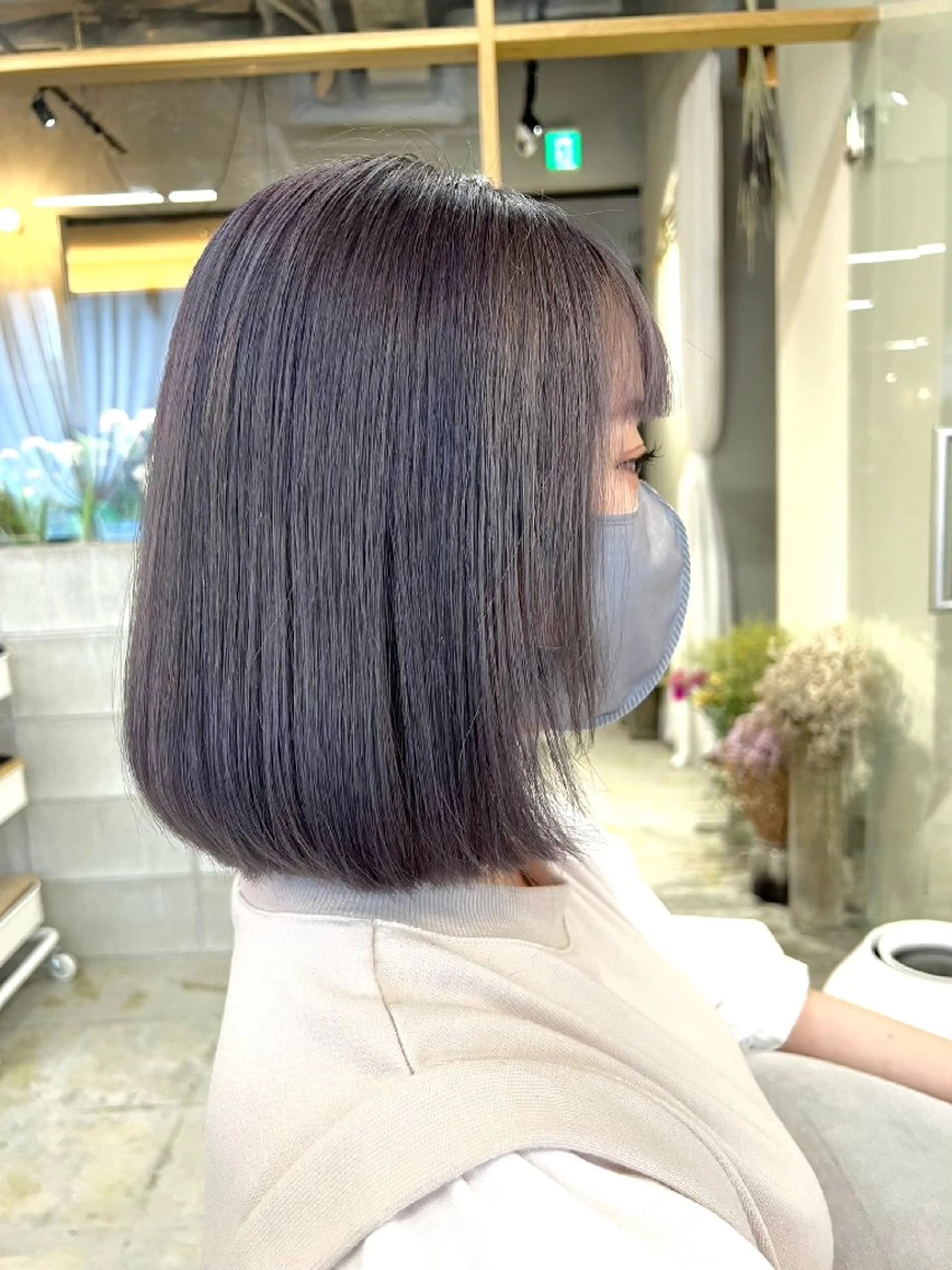 カラー ミディアム 🌸花屋併設🌸石垣 友基のヘアスタイル