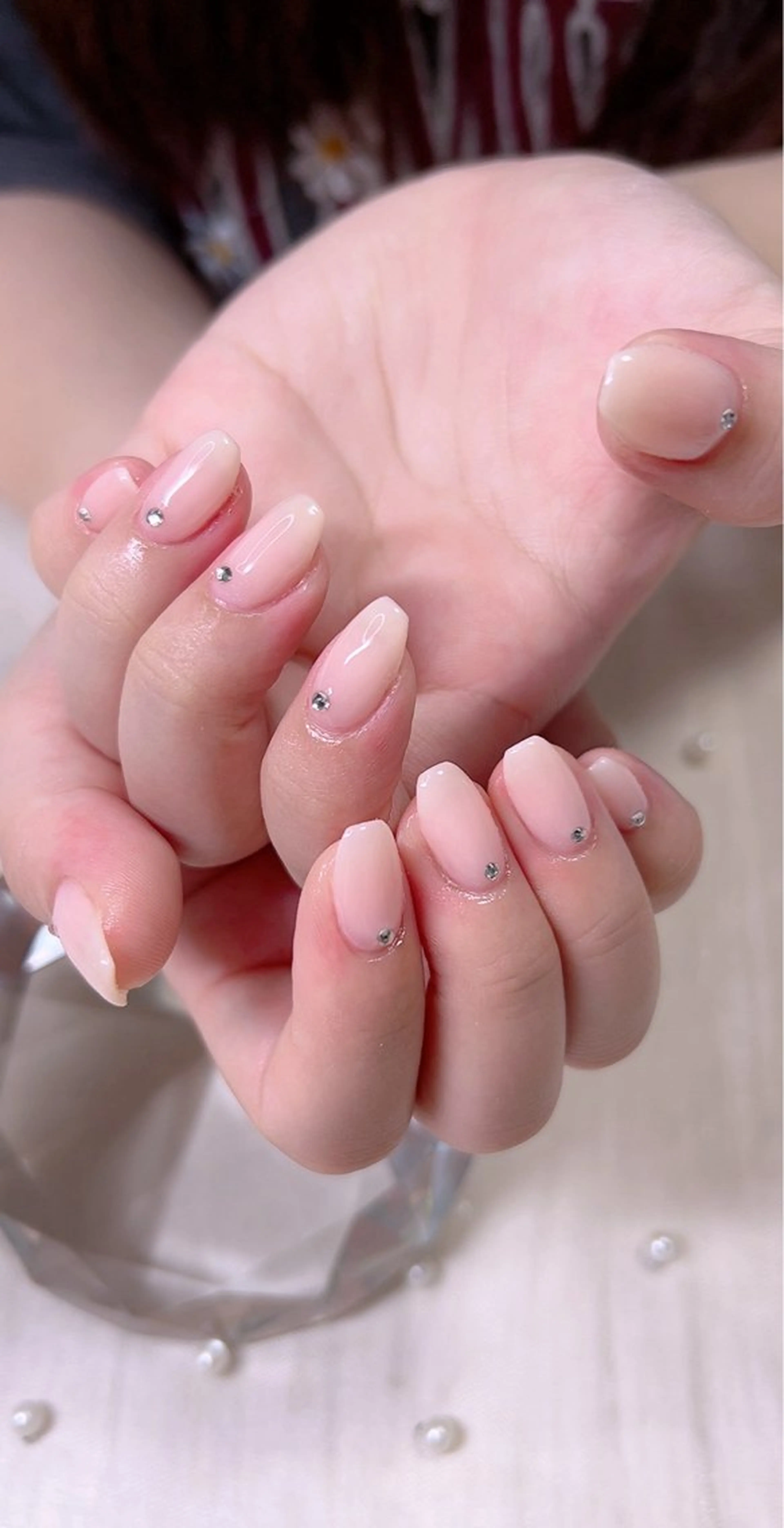 ネイル オフィスネイル ワンカラーネイル シンプルネイル Cute Tips nailのネイルデザイン