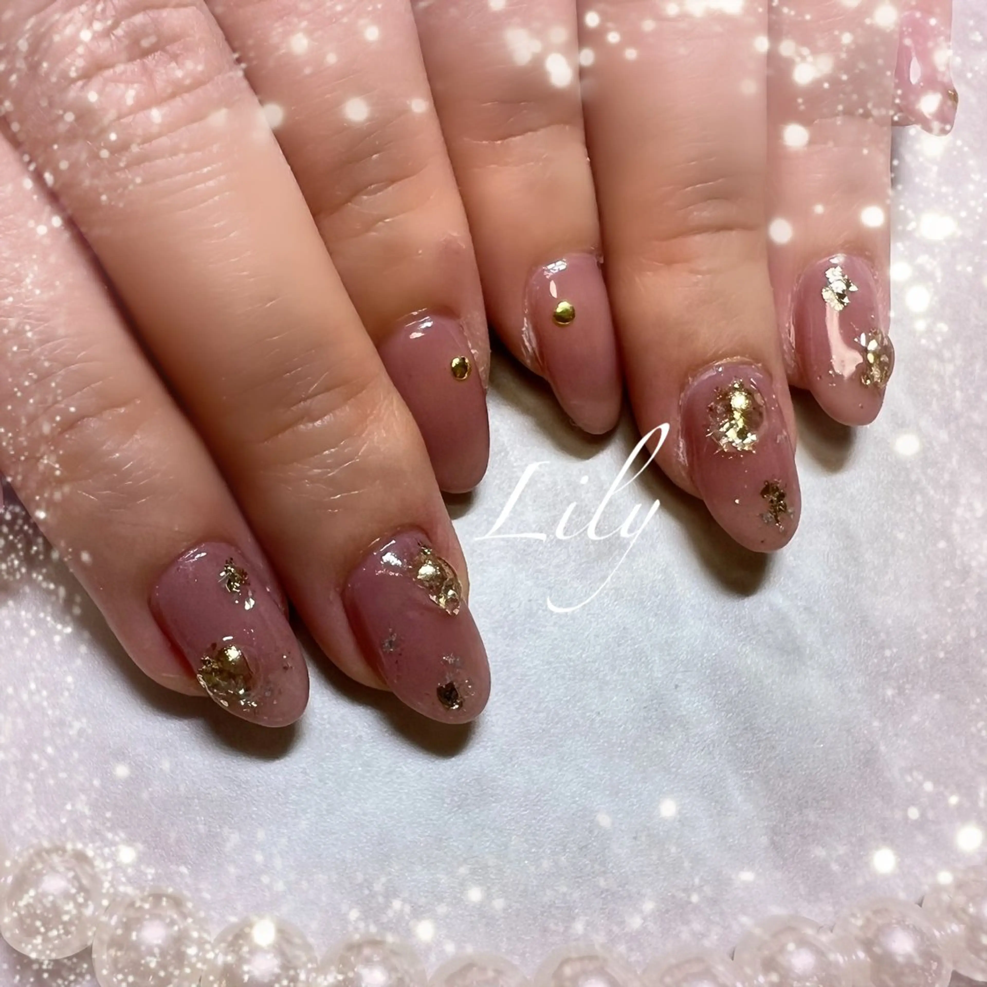 ネイル ハンドネイル Lily*nail 🌻Mii🌻のネイルデザイン