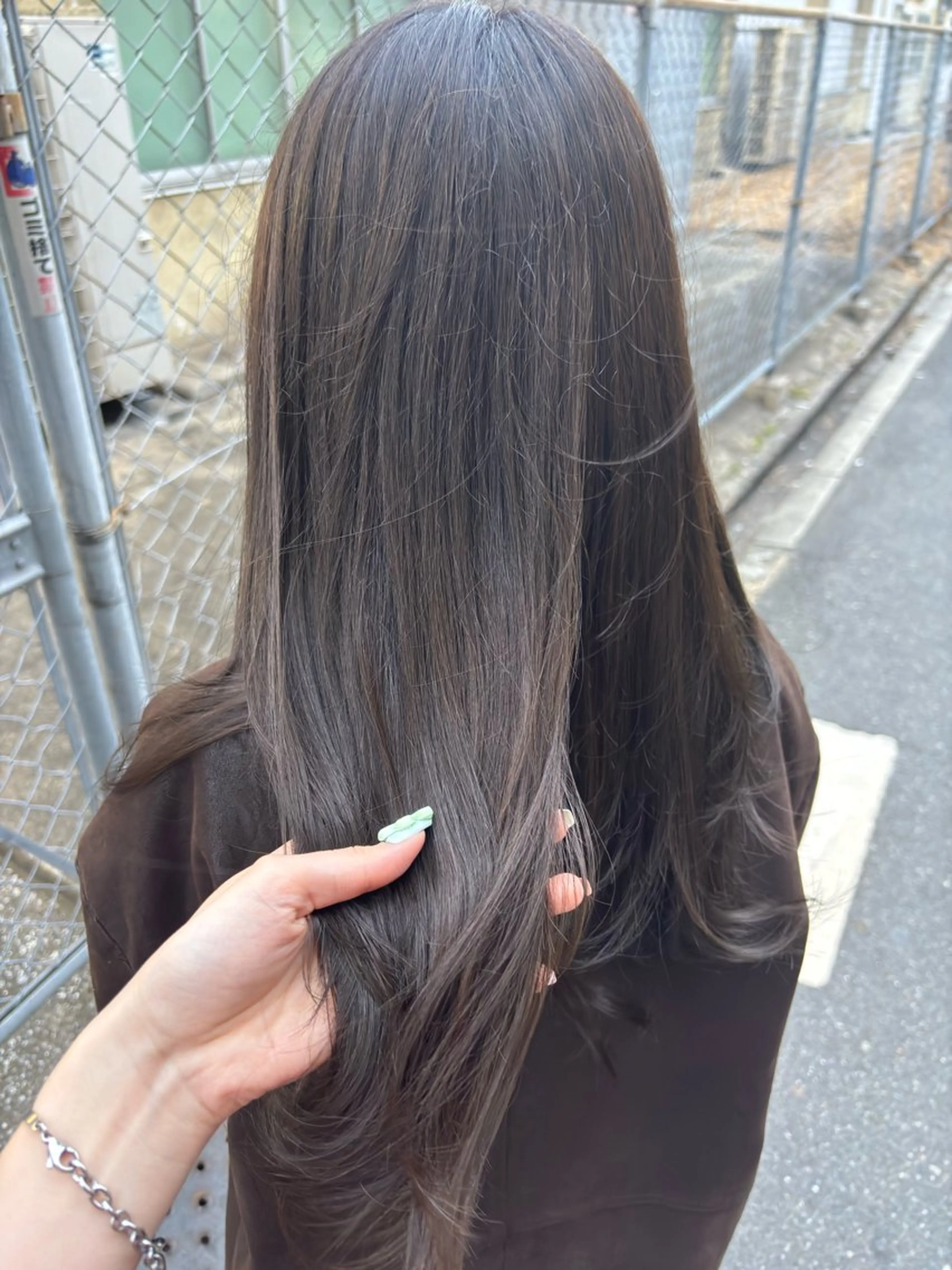 セミロング カラー アッシュ カット ヘアカラー Karin trスタイリスト🥀のヘアスタイル