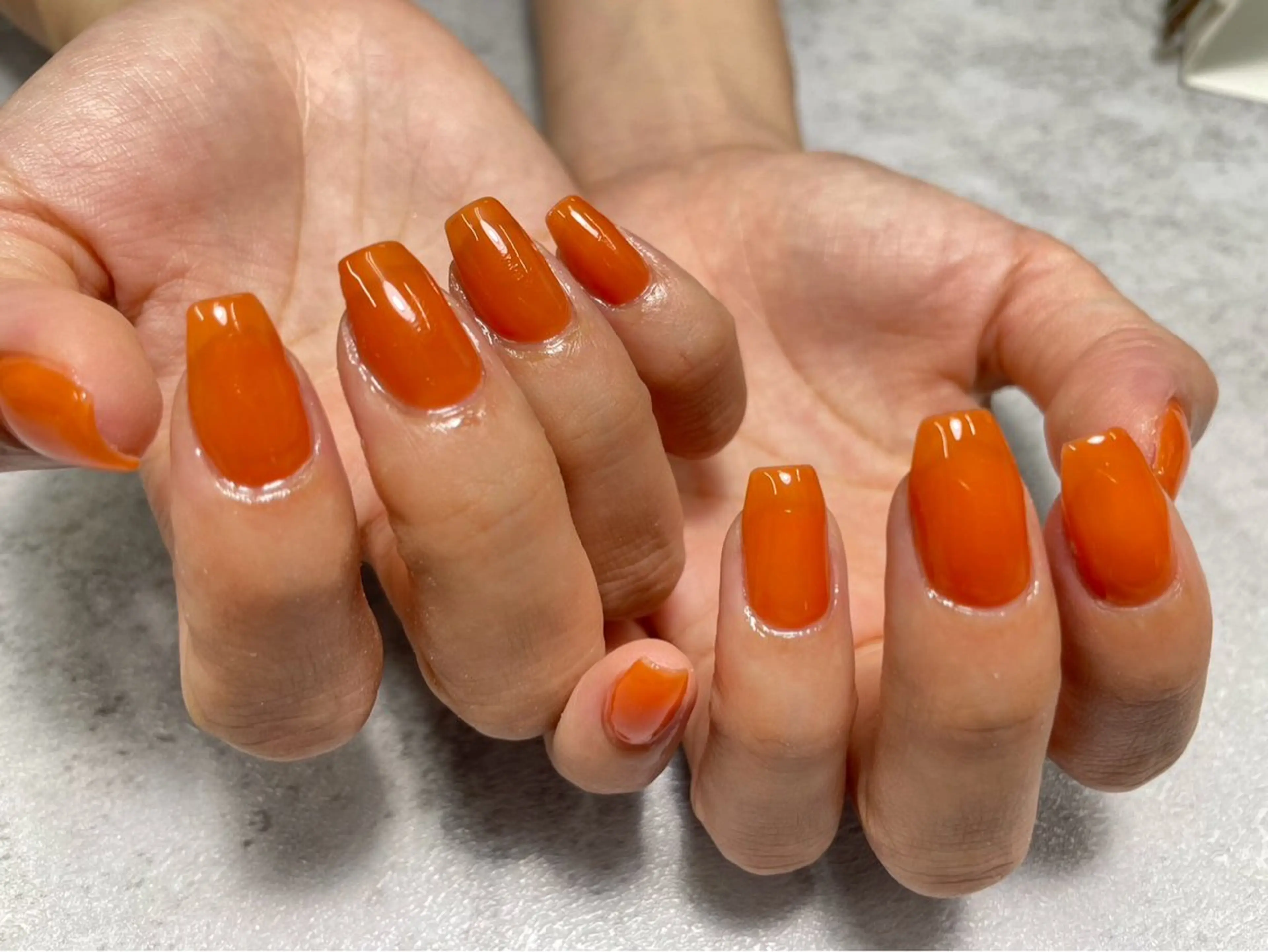 ネイル ワンカラーネイル ハンドネイル k+1💅🏻 miyukiのネイルデザイン
