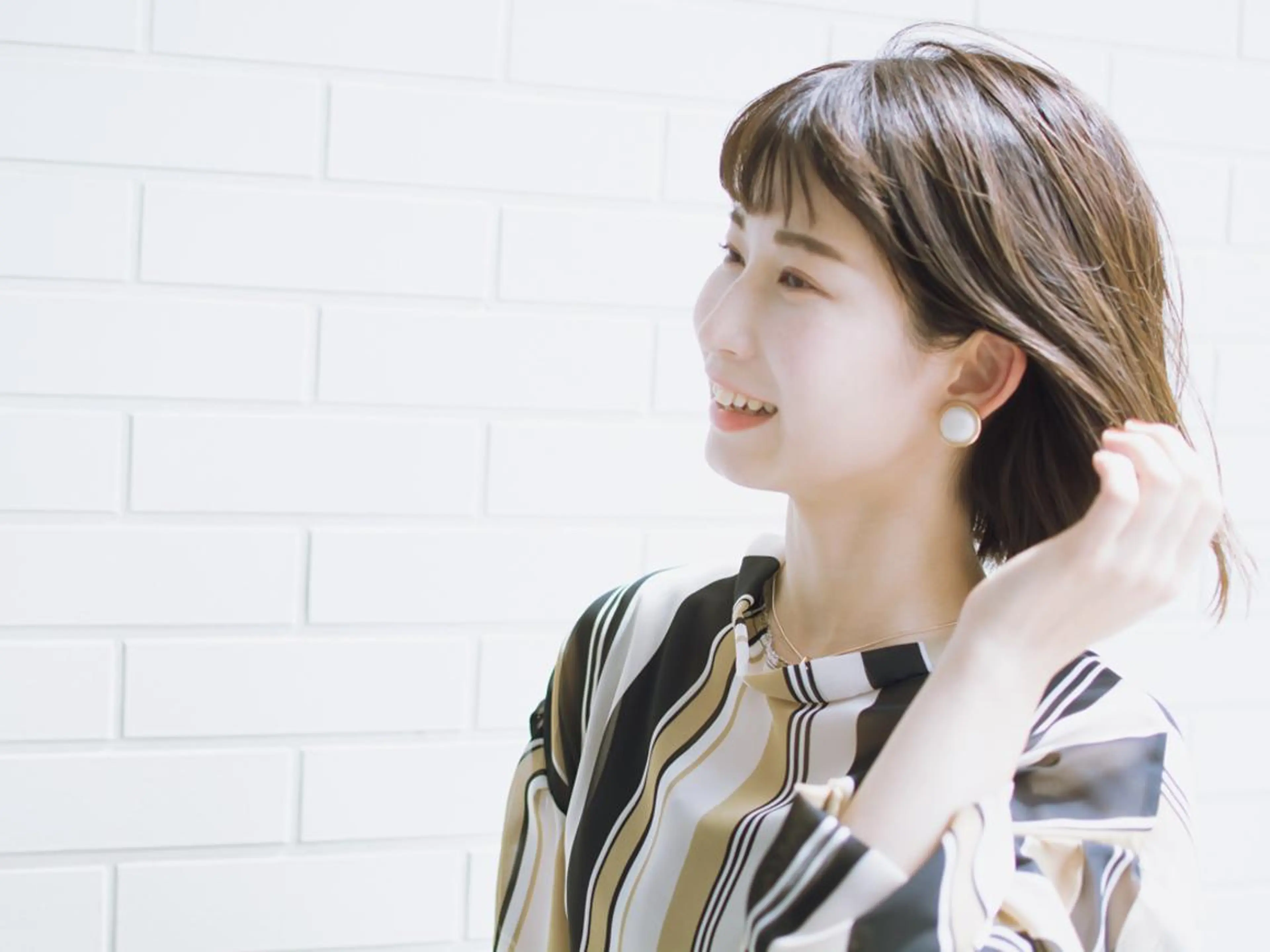 ショート カラー ショートボブ ベージュカラー ブルーカラー ブルージュ グレージュ 撮影モデル 斉藤 正敏のその他イメージ