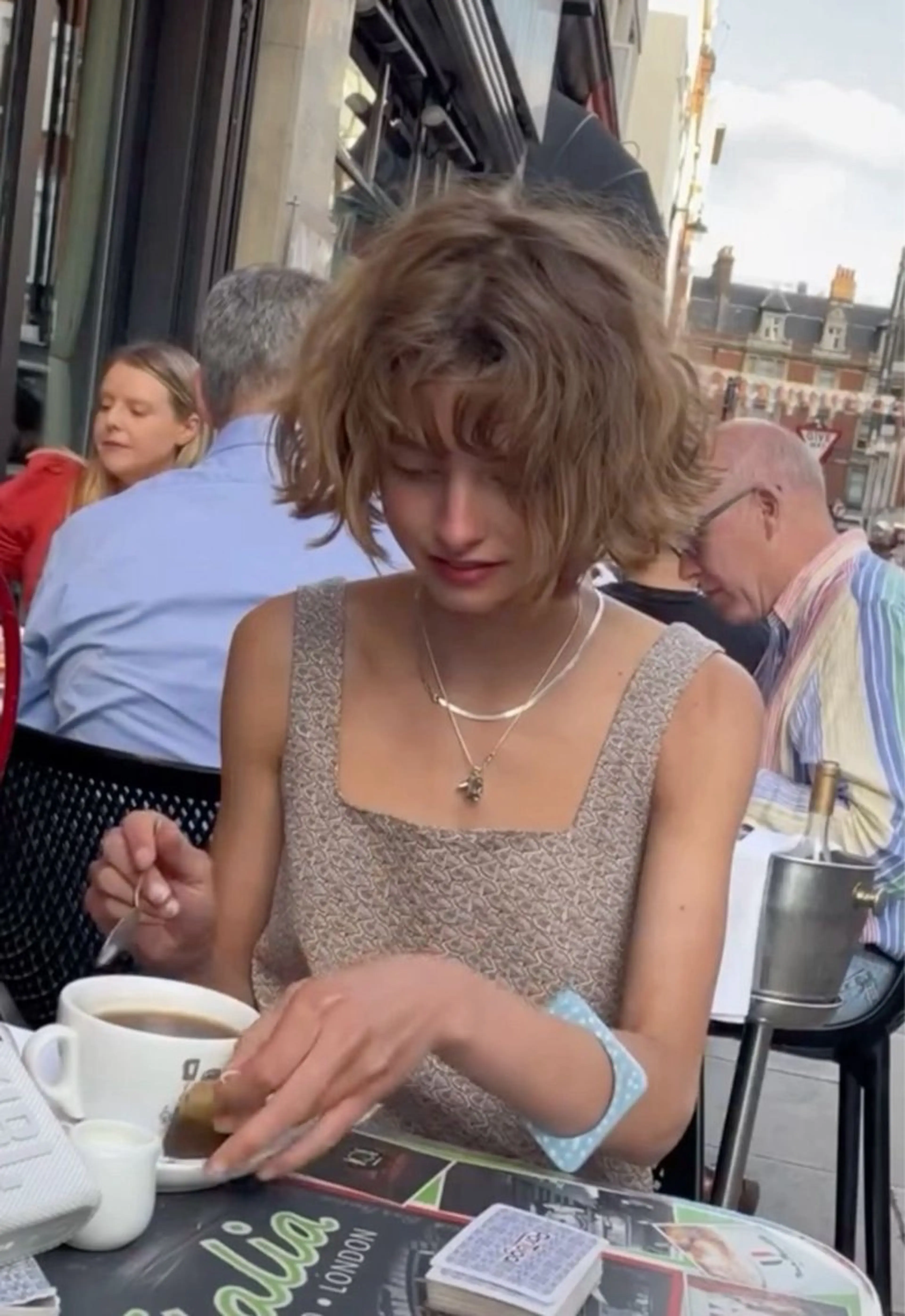 ショート パーマ ショートヘア 浅倉一馬のヘアスタイル