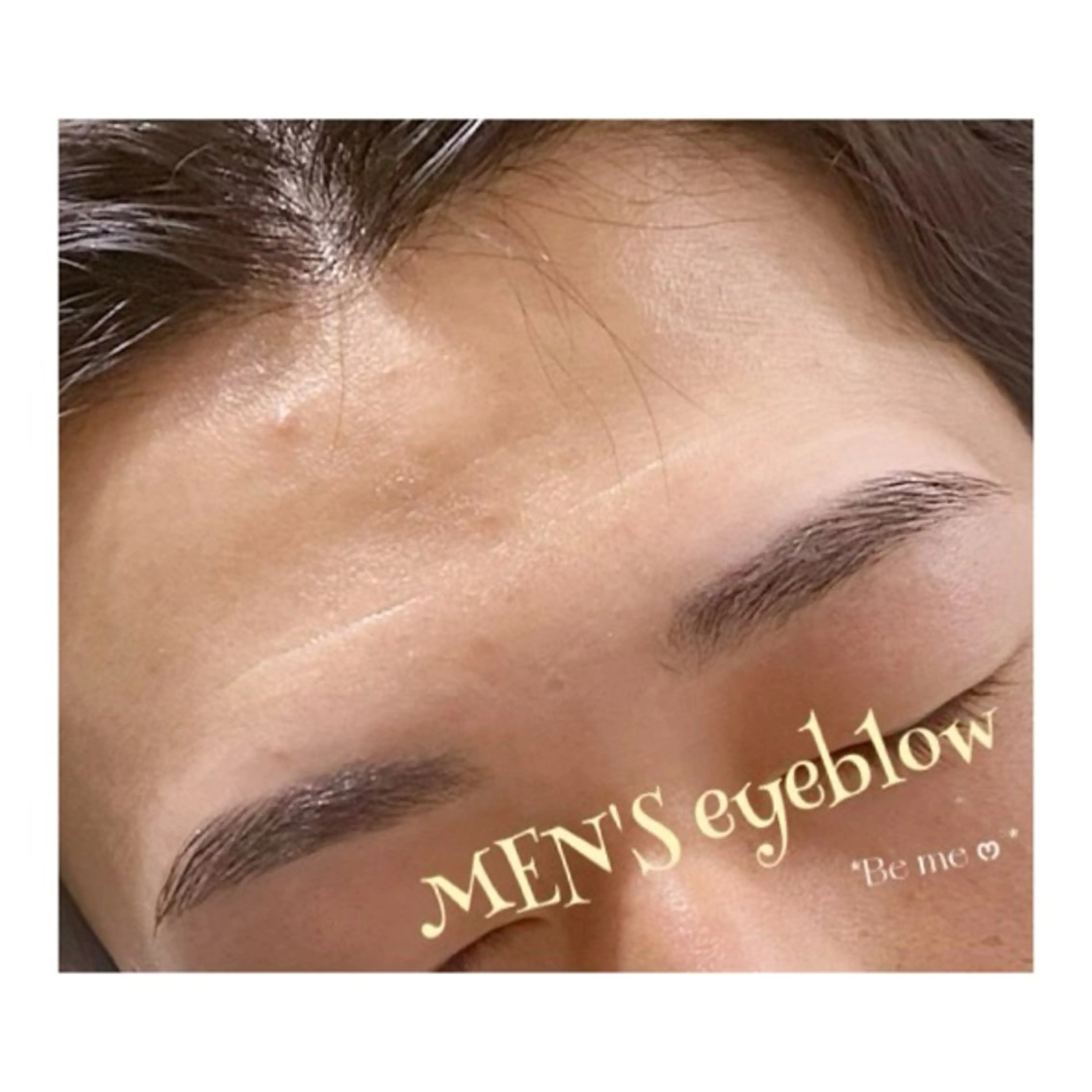 メンズ アイブロウ メンズアイブロウ Be me♥ 亀貝景子のマツエク・マツパデザイン