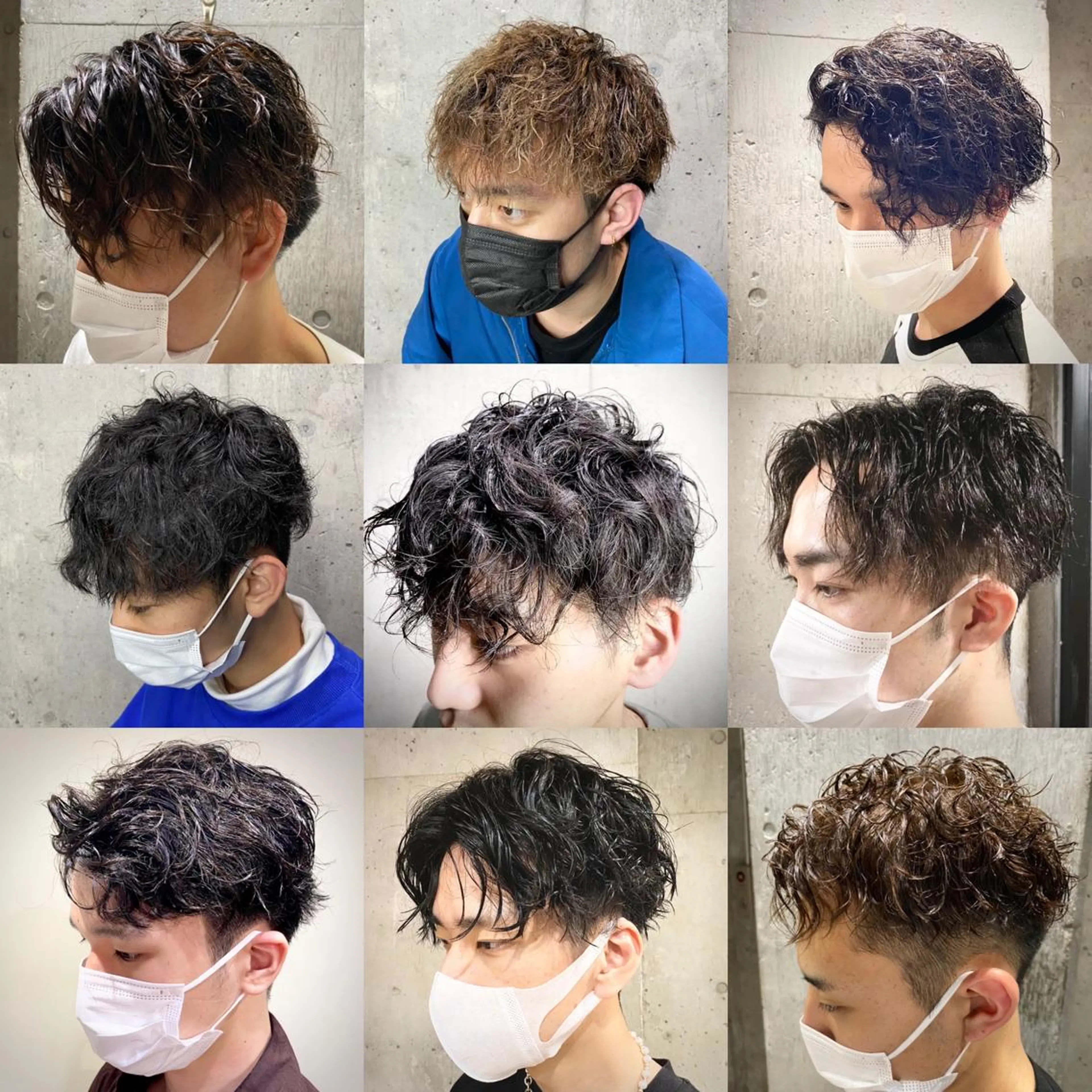 パーマ メンズ カット パーマ ヘアセット メンズブリーチカラー /パーマ ごーた立川のヘアスタイル