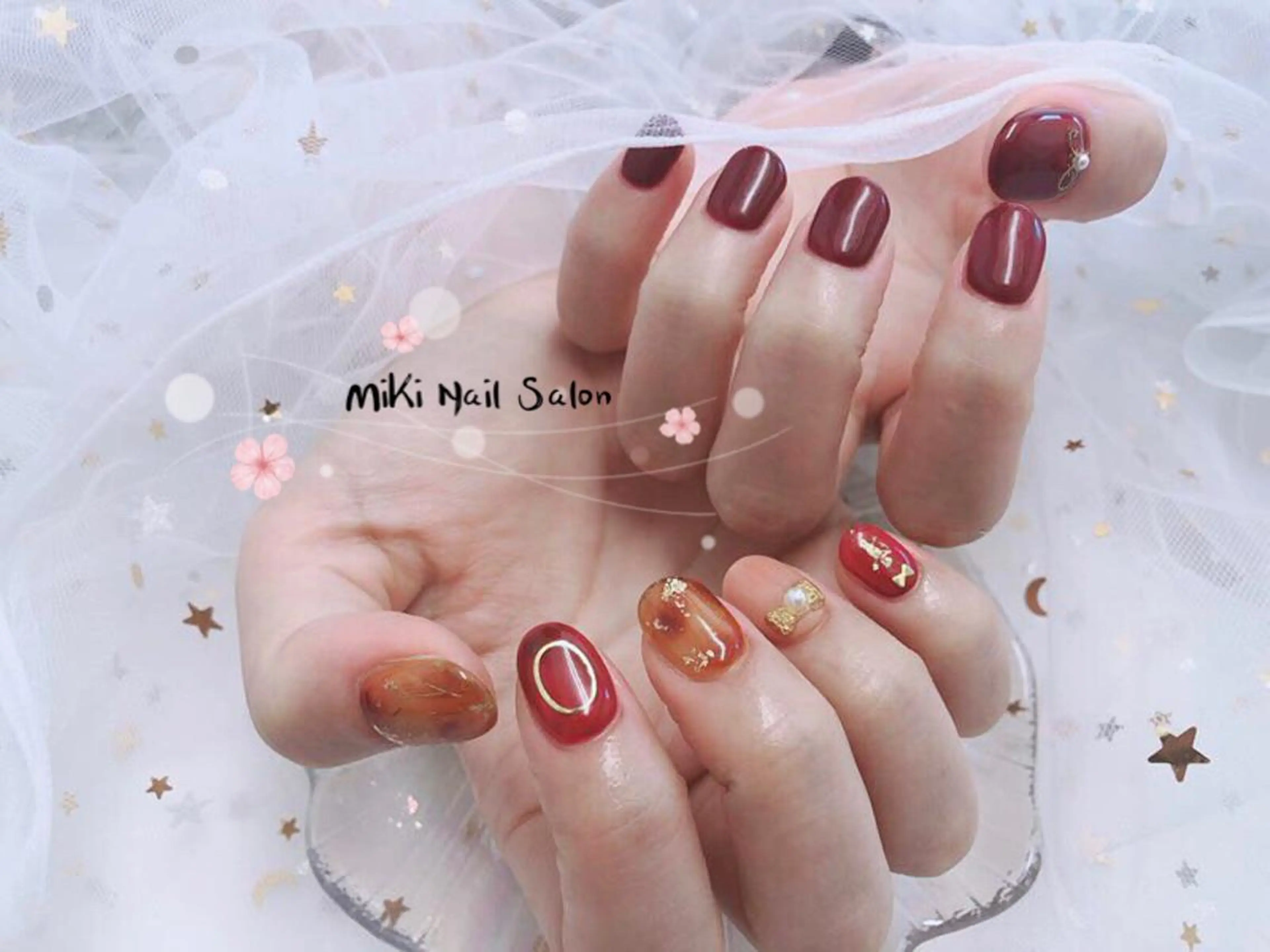ネイル MiKi Nai池袋 長さだし得意のネイルデザイン